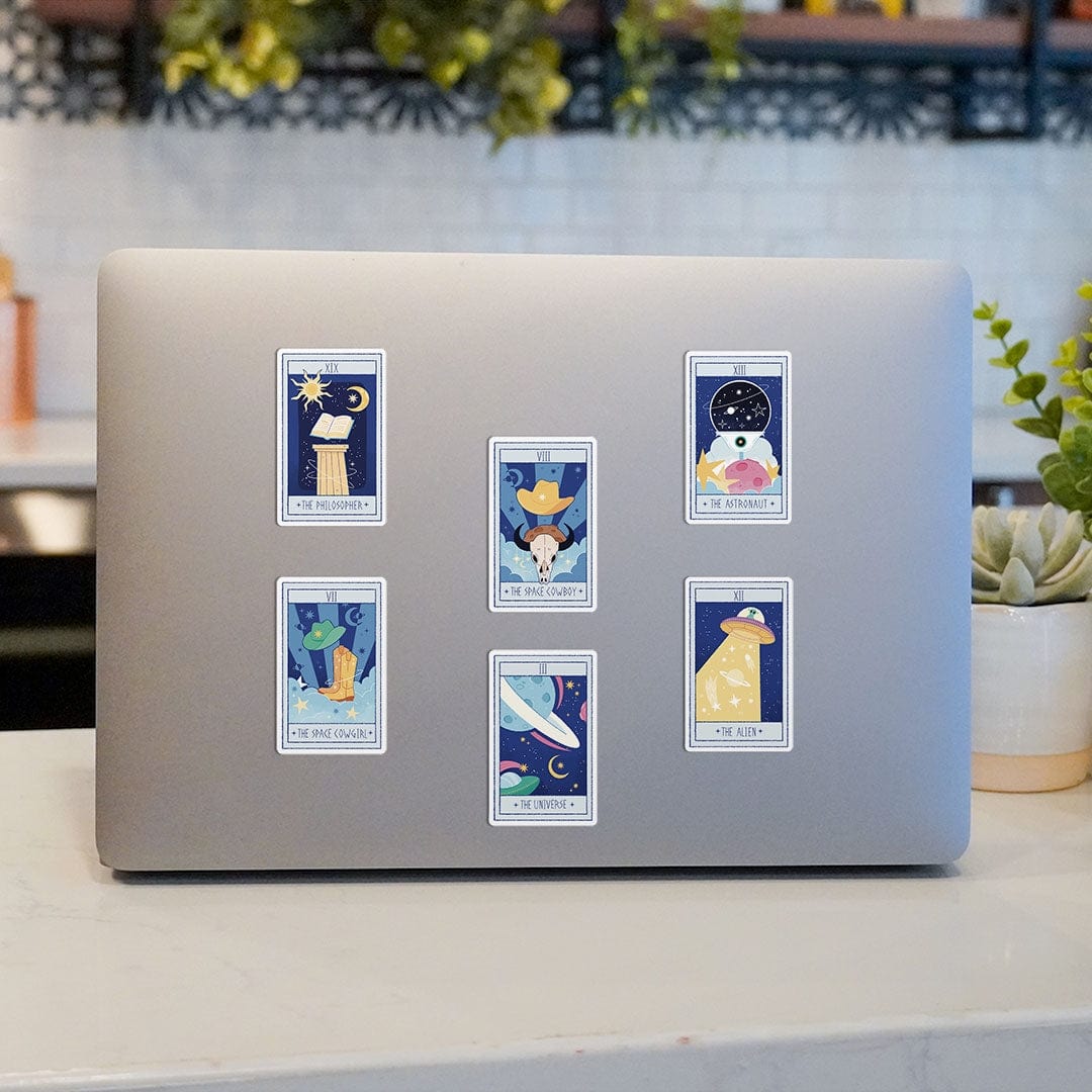  Space Tarot Card Sticker 6 Pack、mySite、ghnorth