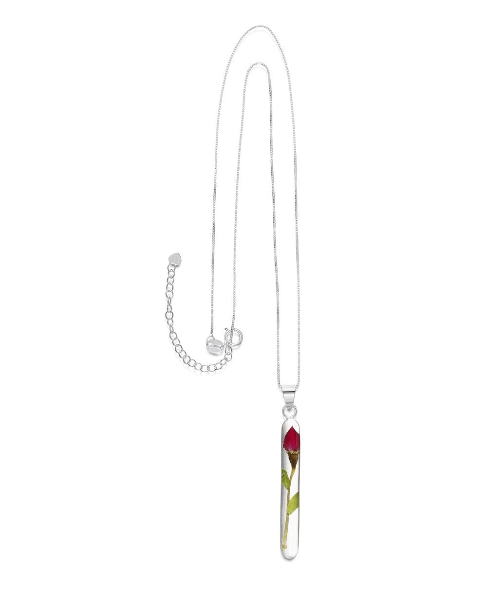 Rose Stem Sterling Silver Necklace、mySite、topwebapps