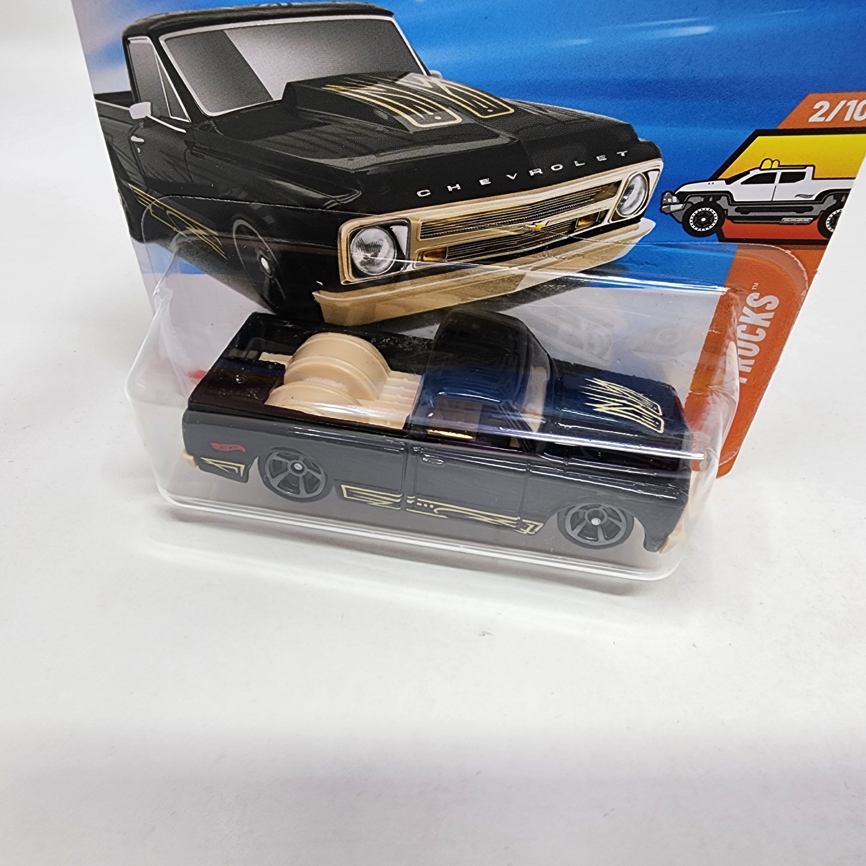 SHORT CARD * '67 Chevy C10 #21 * Black * 2025 Hot Wheels NEW! Case G、mySite、hgirdovlk