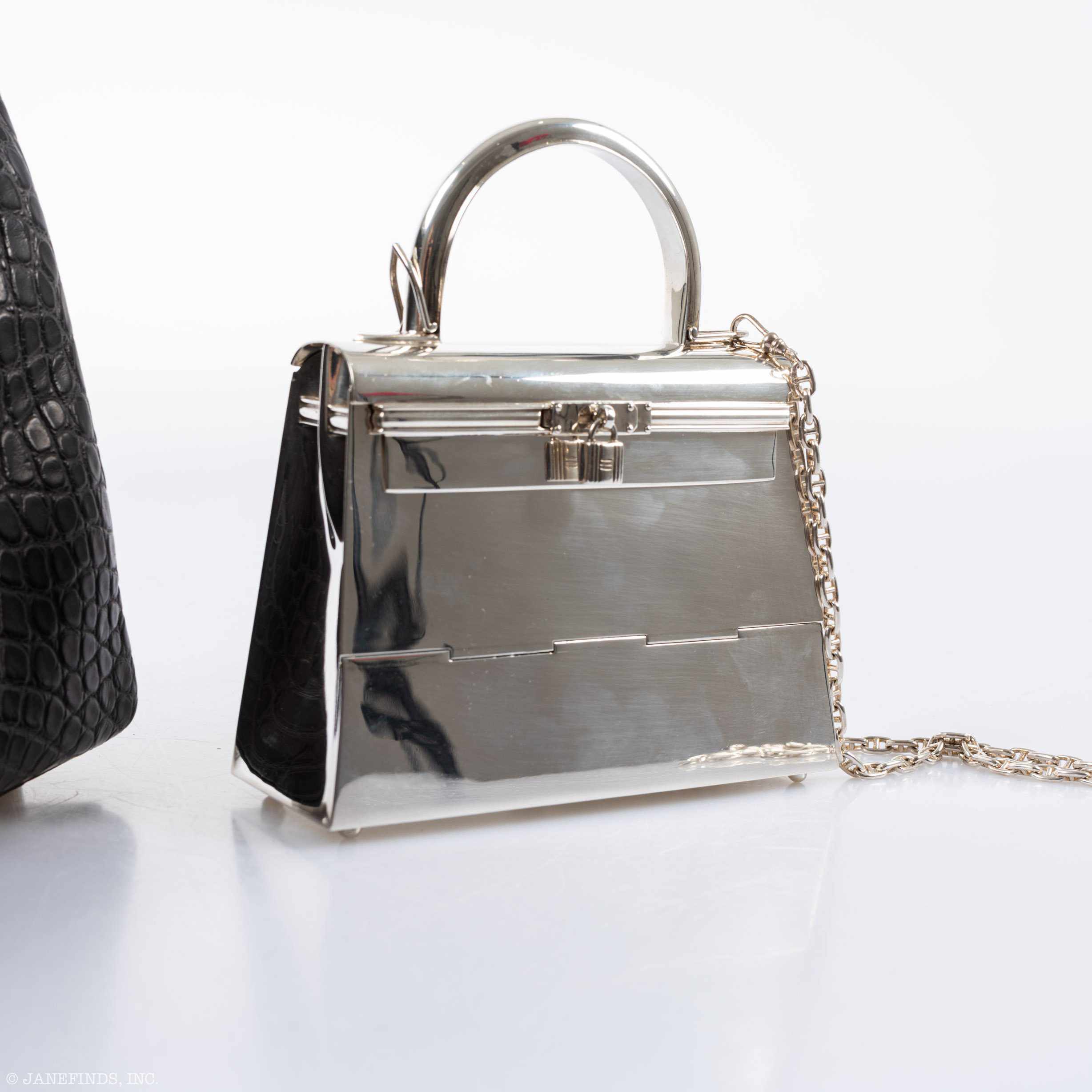 Hermès Ultra-Rare Mini Kelly in Sterling Silver, 1990s、mySite、garminoutage.com