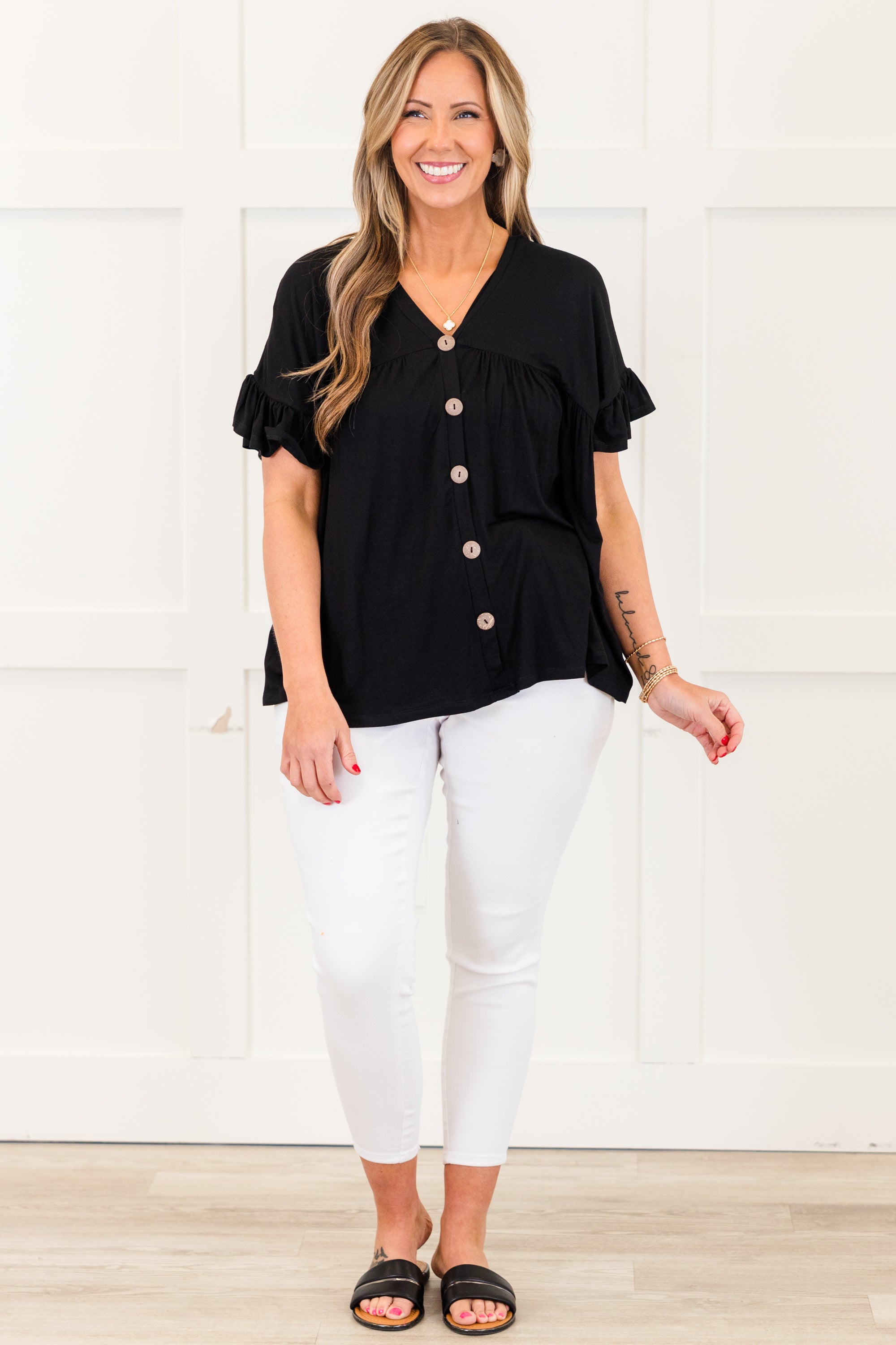  Bittersweet Beginnings Top, Black、mySite、justintrudeaud