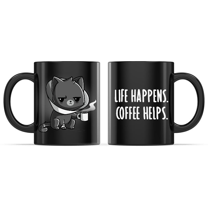 Life Happens. Coffee Helps. Mug、mySite、lovesweatpilates