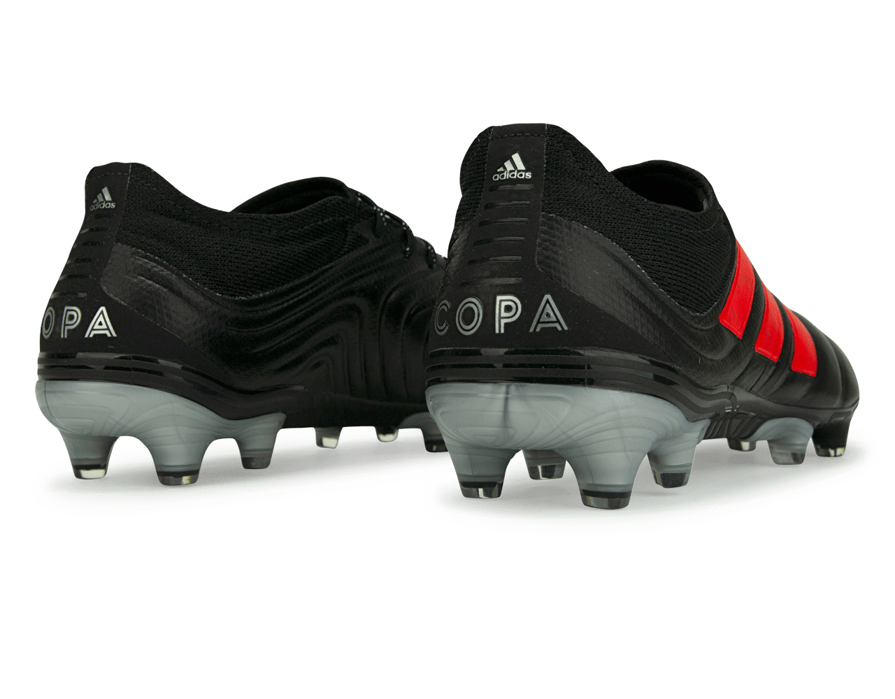 adidas Men's Copa 19.1 FG Core Black/Hi-Res Red/Silver Metallic、mySite、noshort