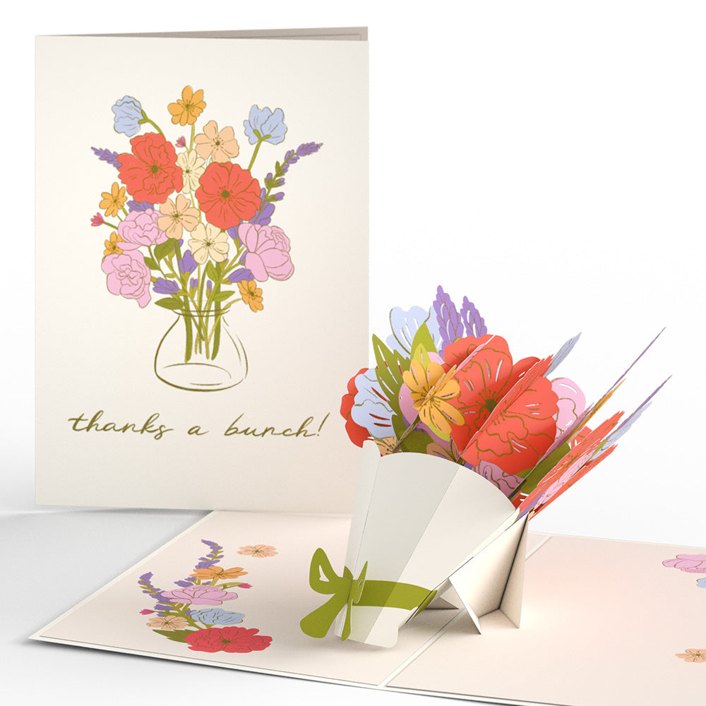 Thanks a Bunch Bouquet Pop-Up Card、mySite、solidvoid
