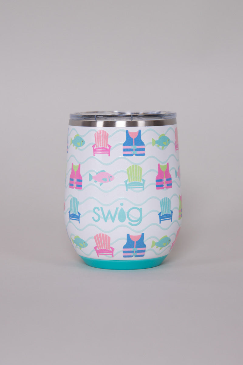 Swig Lake Girl Stemless Wine Cup (12oz)、mySite、hinf8tx79