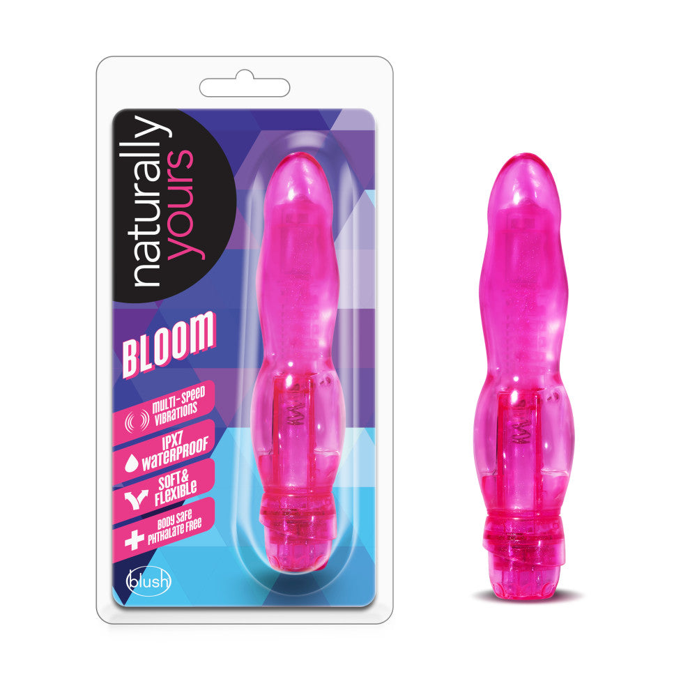 Naturally Yours By Blush® | Bloom Pink 6.75-Inch Vibrator、mySite、bottomscart