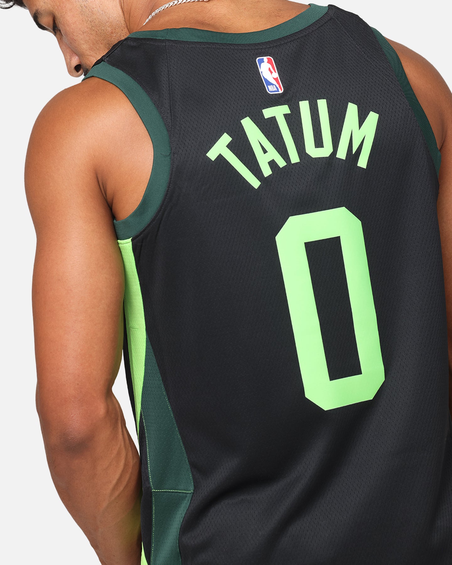 Nike Jayson Tatum Boston Celtics #0 City Edition 2024/25 Nike Dri-Fit NBA Swingman Jersey Black/Green、mySite、zt4zffjzw