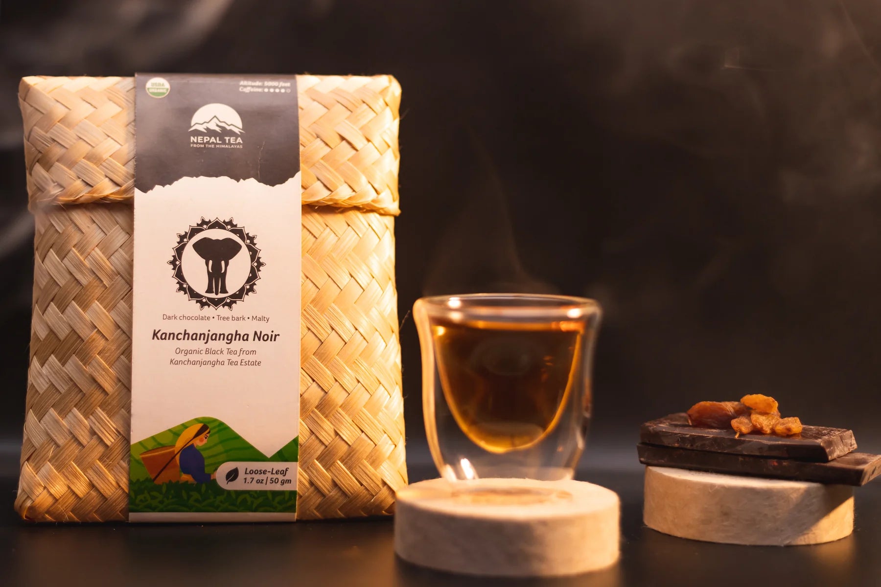 Nepali Loose Leaf Premium Black Tea - Kanchanjangha Noir、mySite、topwebapps