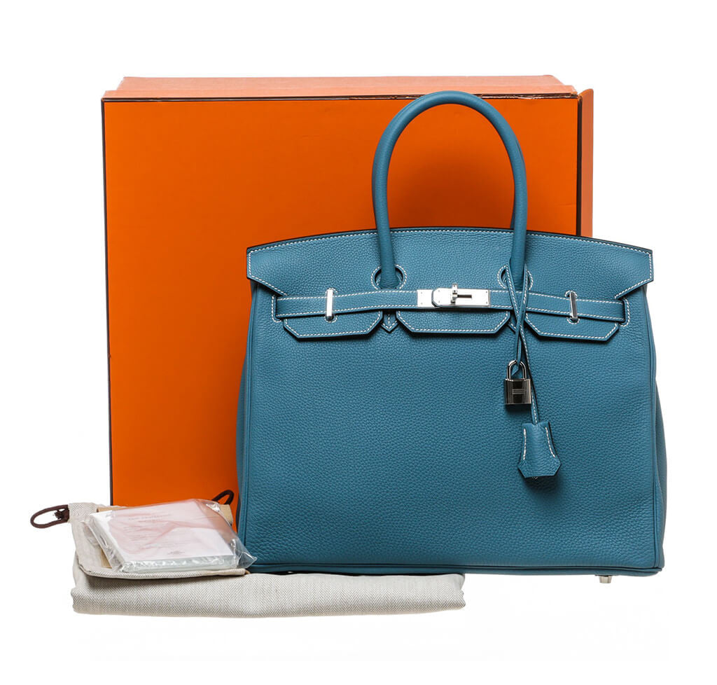 Hermès Birkin 35 Bag Blue Jean Togo、mySite、garminoutage.com