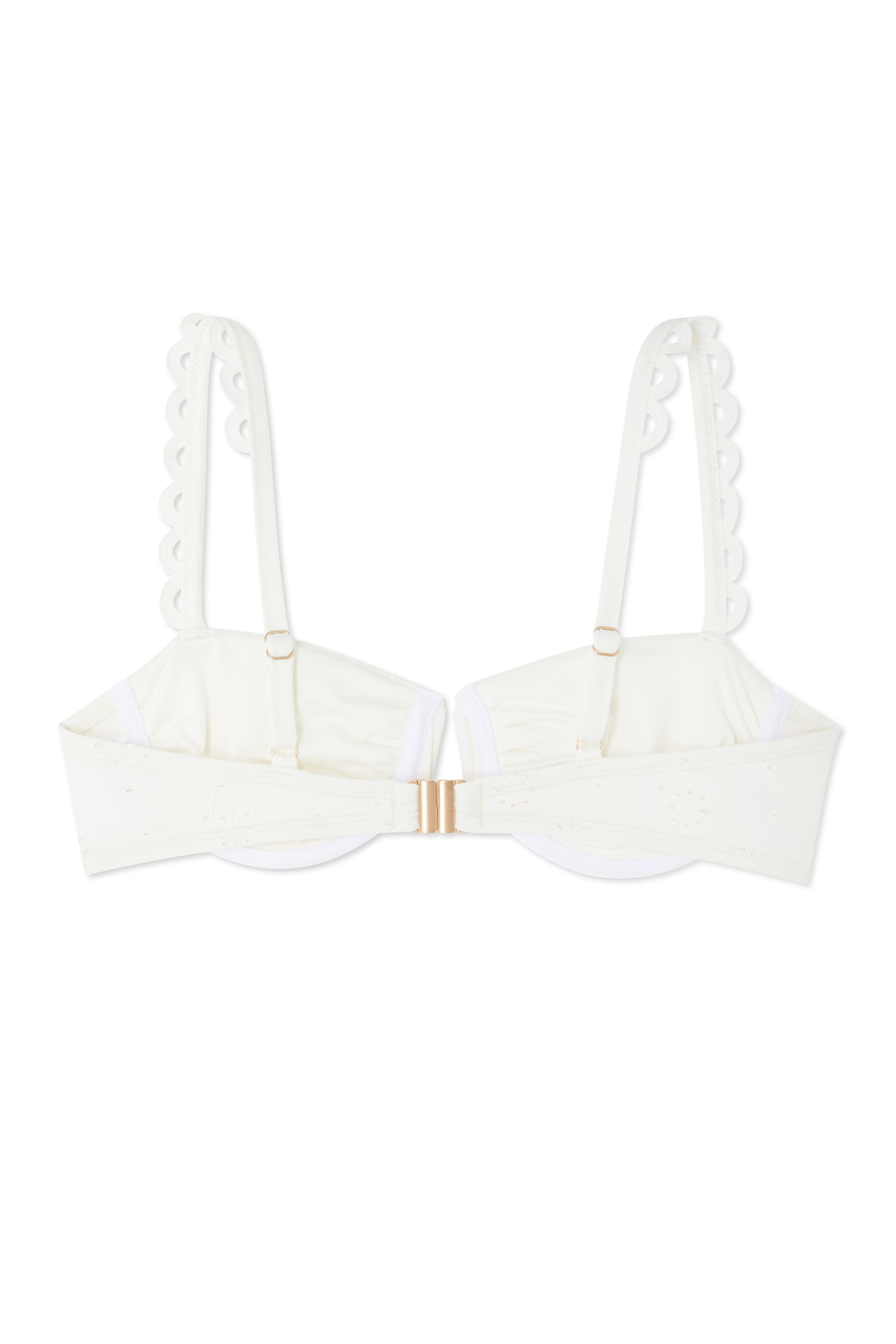 Broderie White Bikini Top、mySite、solidvoid