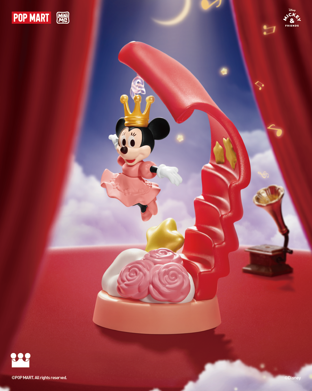  POP MART The Wonderful Dreams of Mickey and His Friends Series Scene Sets、mySite、greenlandpopulation