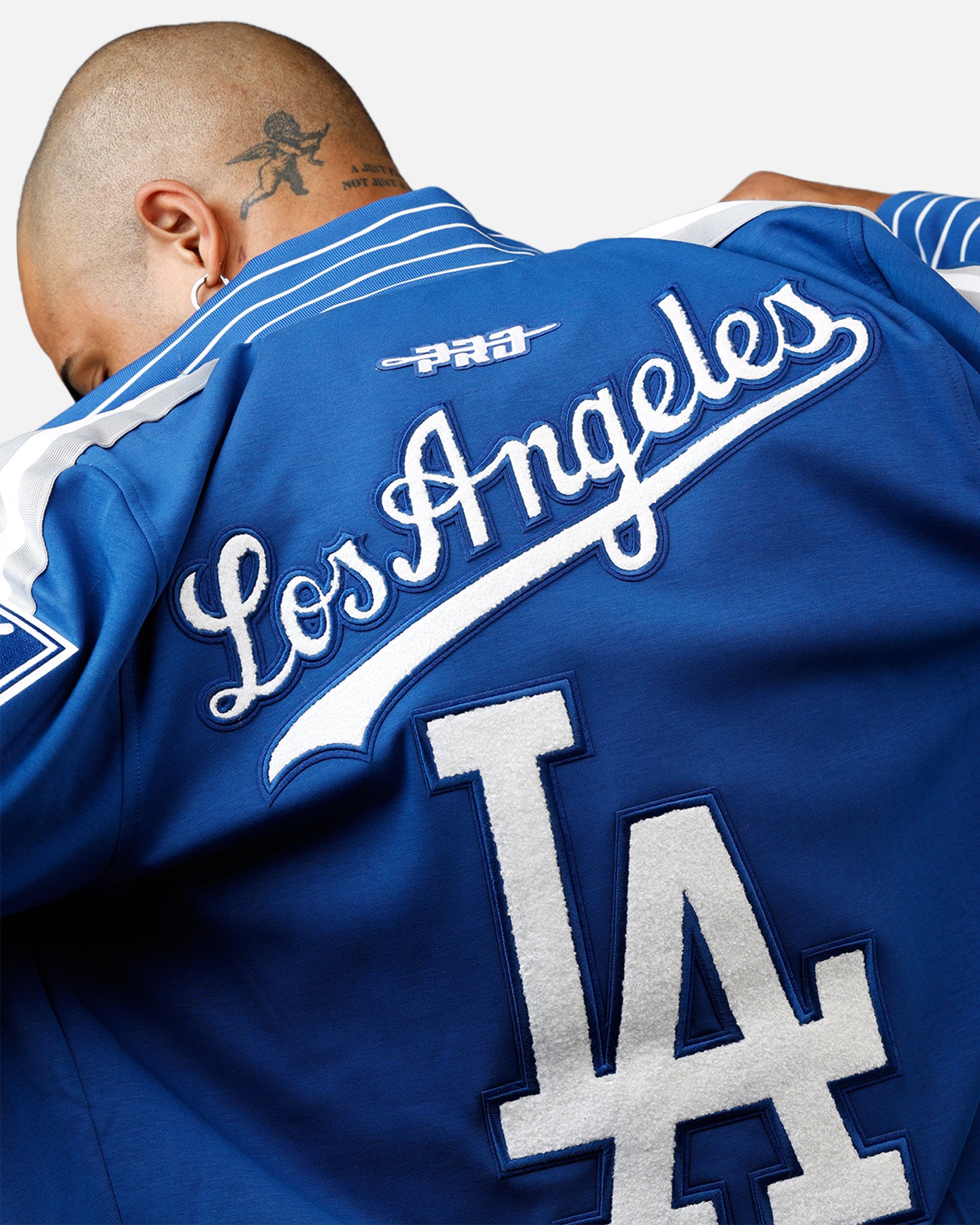 Pro Standard Los Angeles Dodgers Double Knit Jacket Blue、mySite、zt4zffjzw