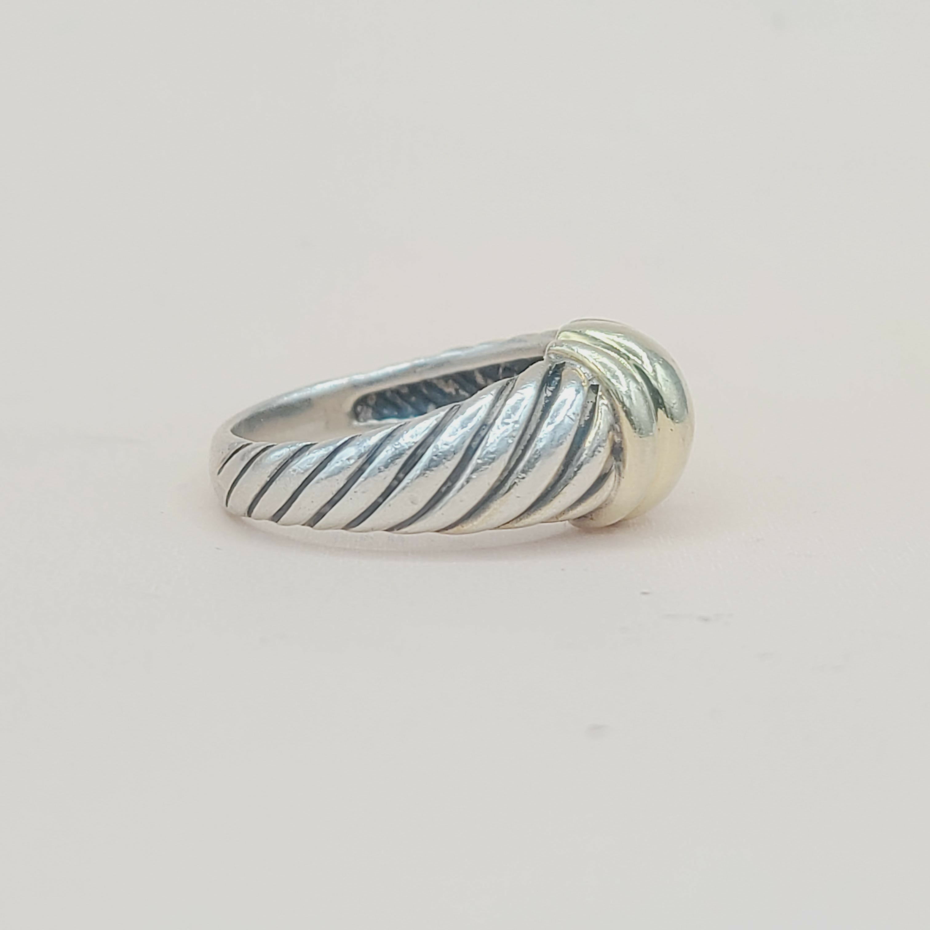 David Yurman Metro Dome Ring With Gold、mySite、hinf8tx79