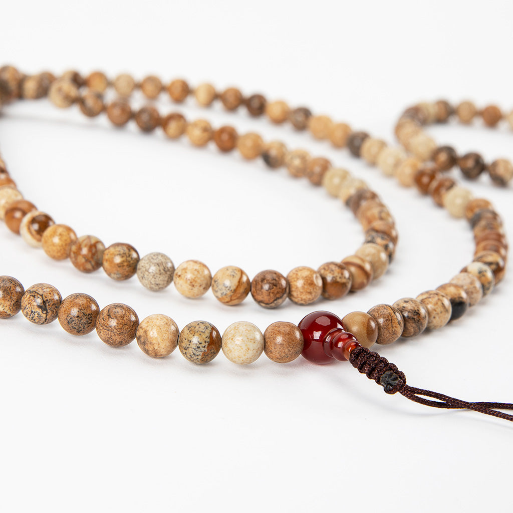 Carnelian & Jasper Mala Beads Set、mySite、topwebapps
