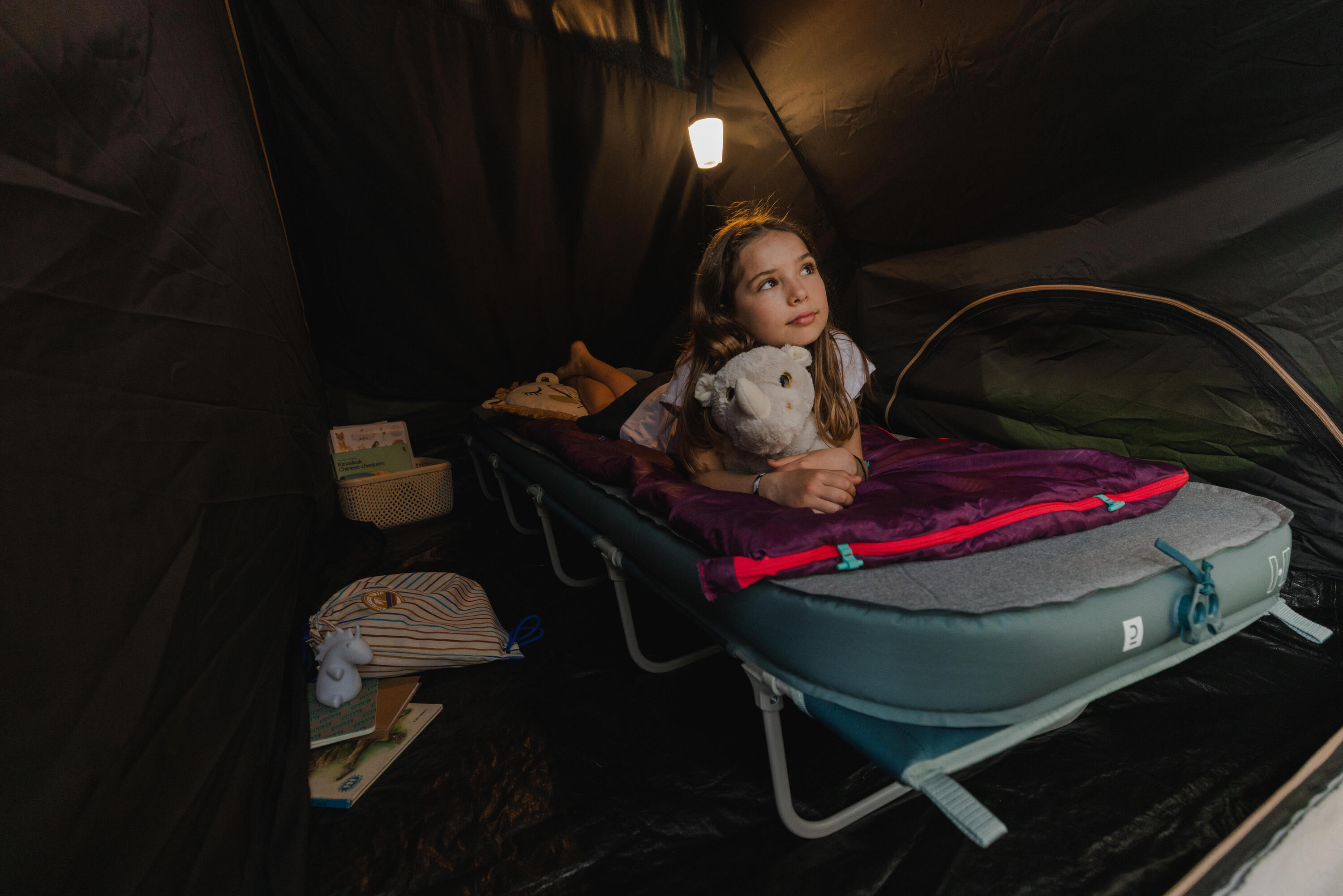 Quechua 24 Camp Bed - 1 Person