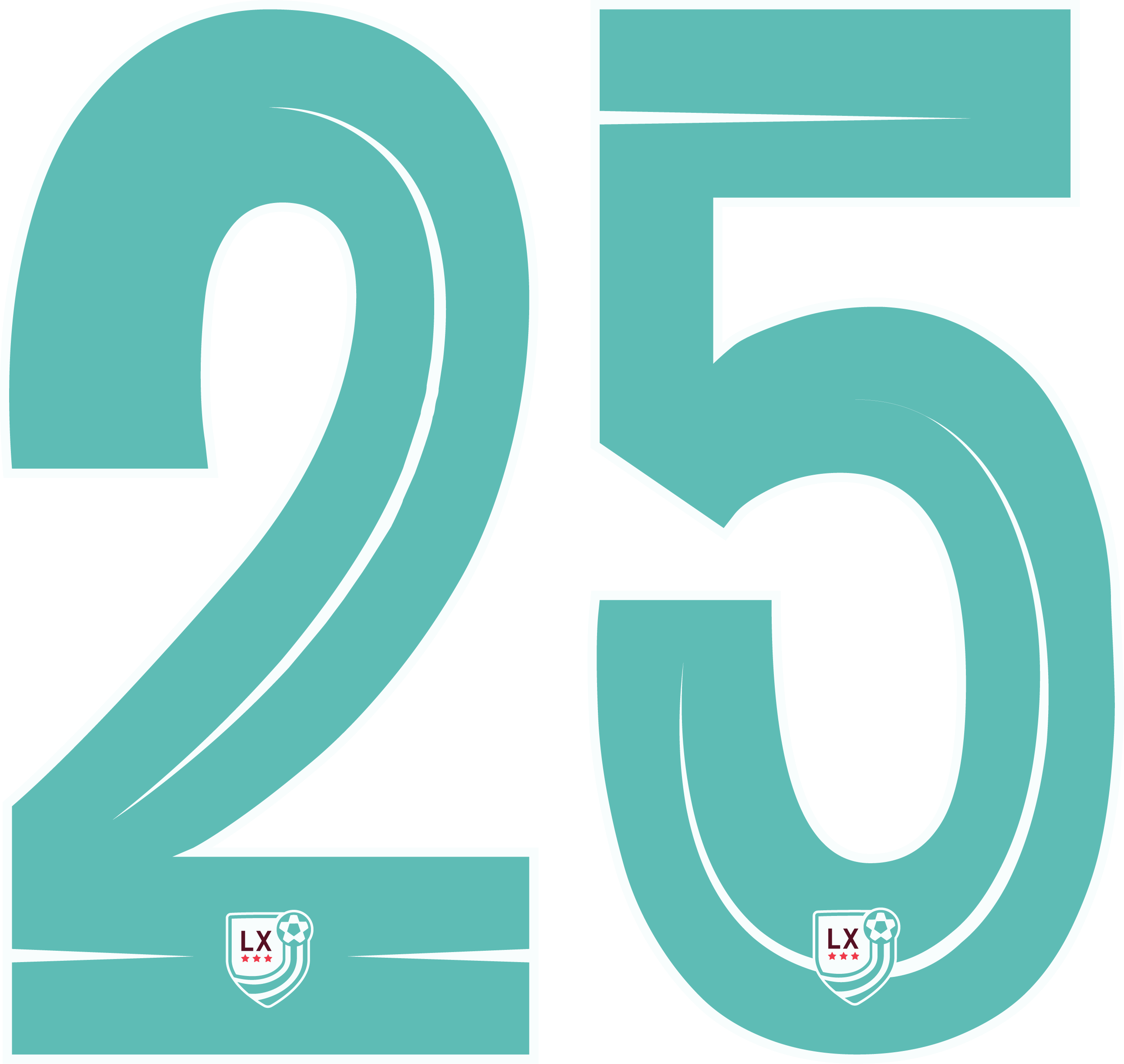 LXU Numbers White、mySite、noshort