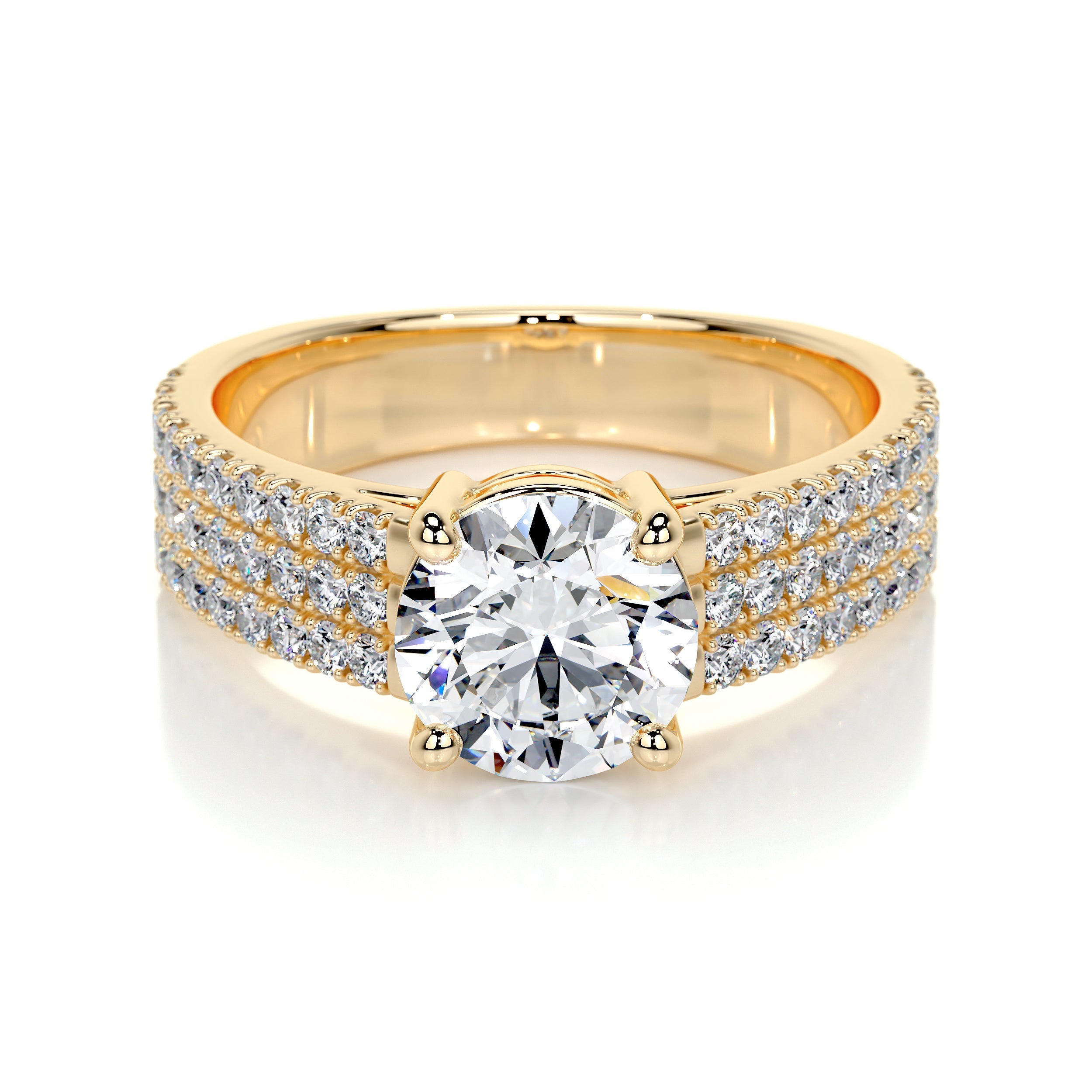 Jillian Lab Grown Diamond Ring -18K Yellow Gold、mySite、hinf8tx79