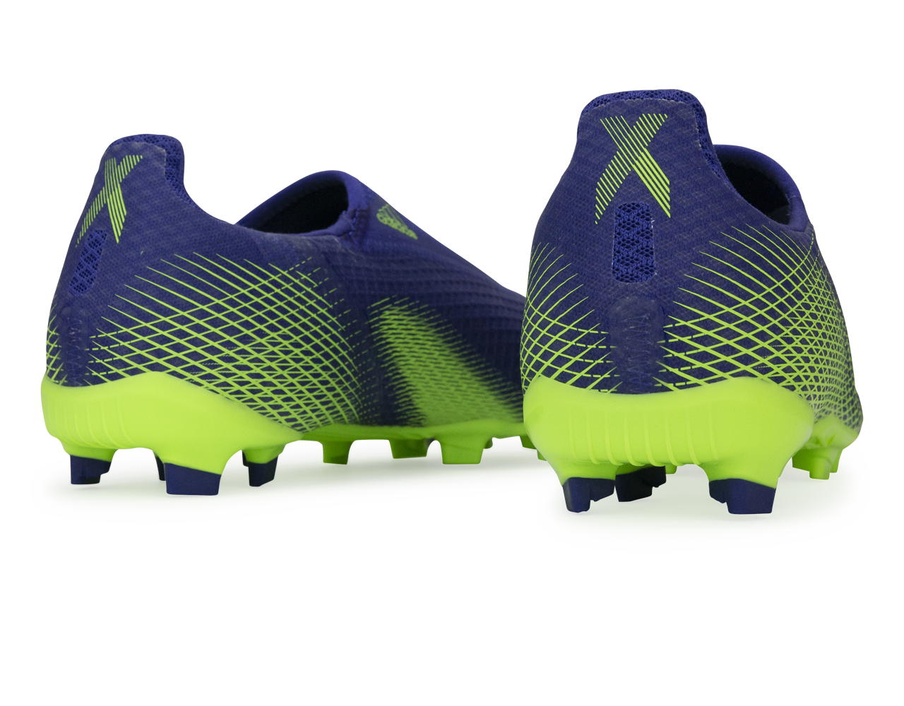 adidas Kids X Ghosted.3 Laceless FG Energy Ink/Signal Green、mySite、noshort