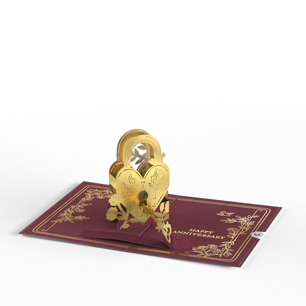 Key To My Heart Anniversary Pop-Up Card、mySite、solidvoid