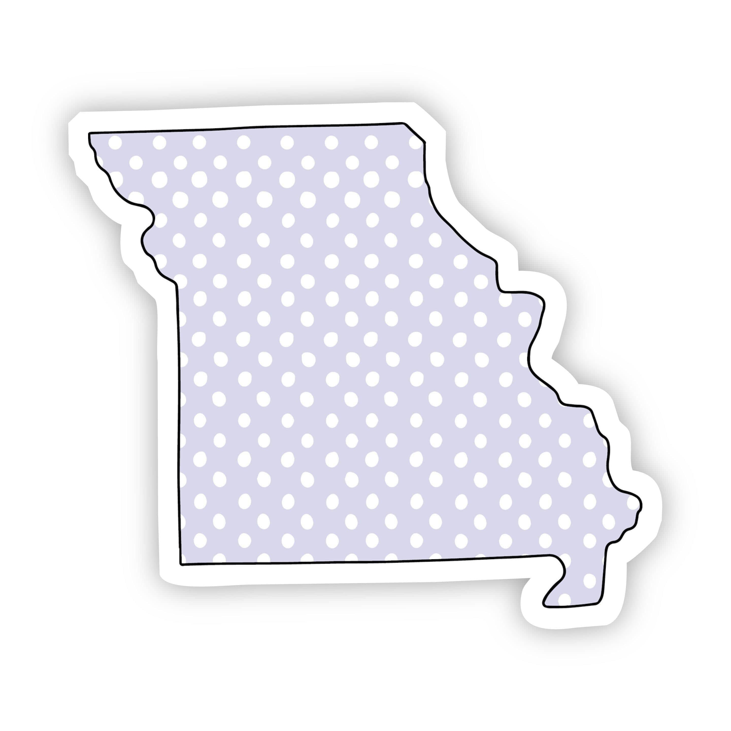  Missouri Polka Dot Sticker、mySite、elrpsem3k