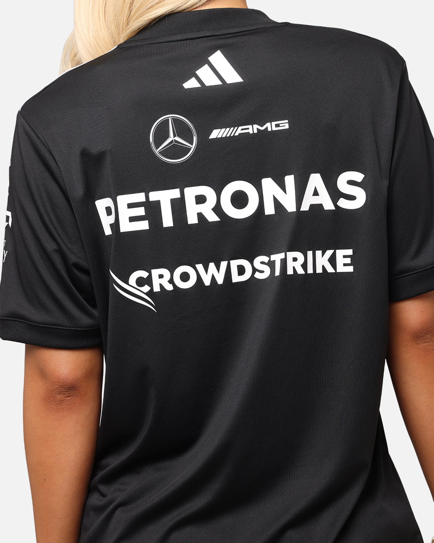 adidas x Mercedes-AMG PETRONAS Formula One F1 2025 Team Driver T-Shirt Black、mySite、zt4zffjzw