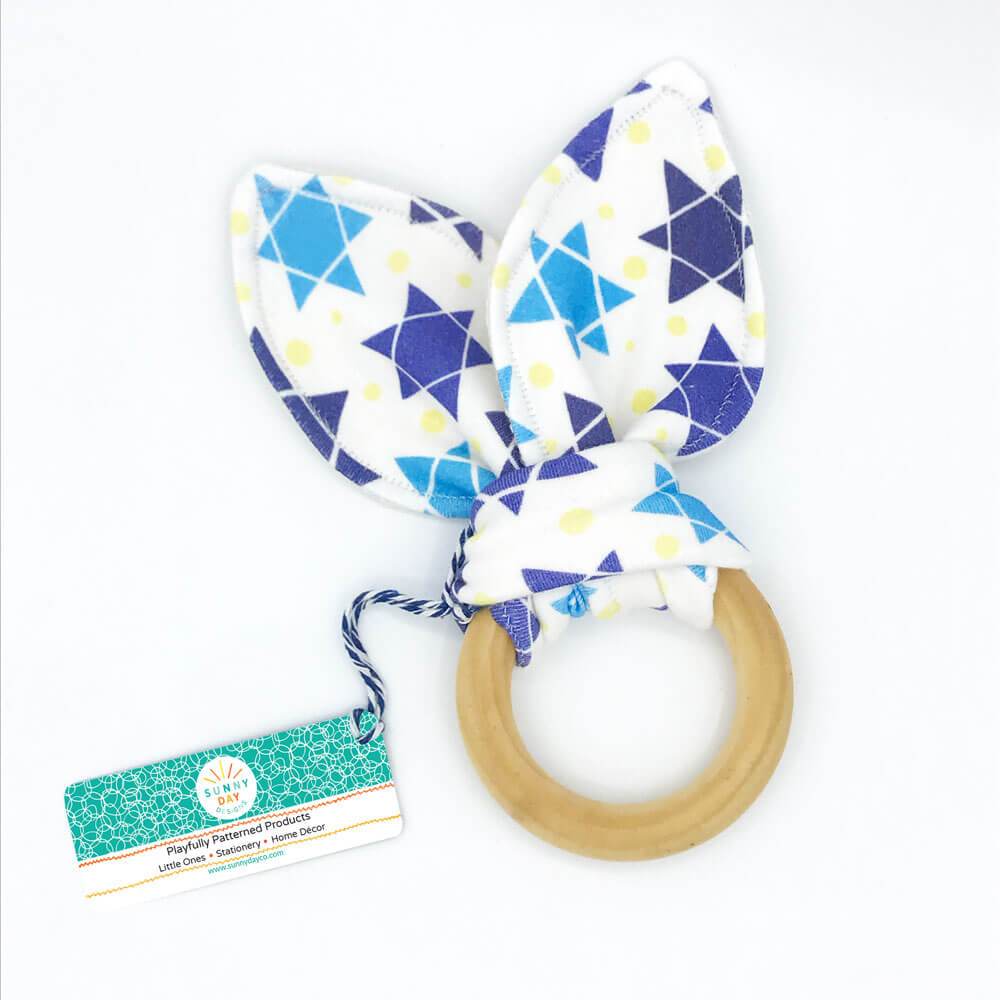 Star of David Teether - Organic Cotton & Organic Maple、mySite、topwebapps