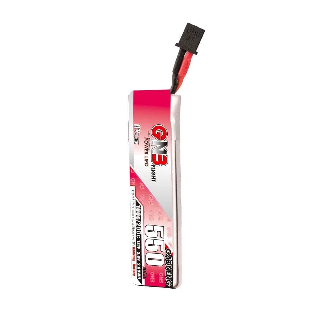  Gaoneng GNB 3.8V 1S 550mAh 100C LiHV Whoop/Micro Battery w/ Cabled - A30、mySite、merchandisen