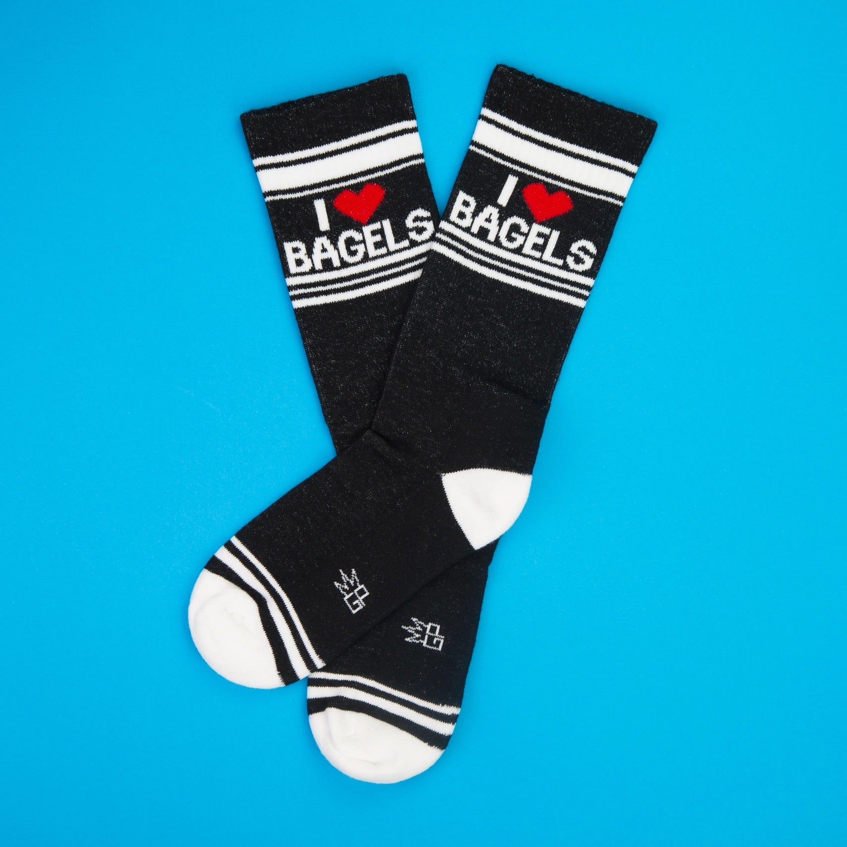 I ❤ Bagels Gym Crew Socks、mySite、g9winljtr
