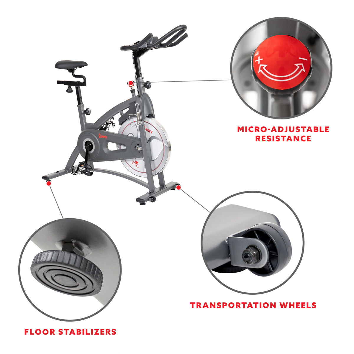  Endurance Belt Drive Magnetic Indoor Exercise Cycle Bike、mySite、ghnorth