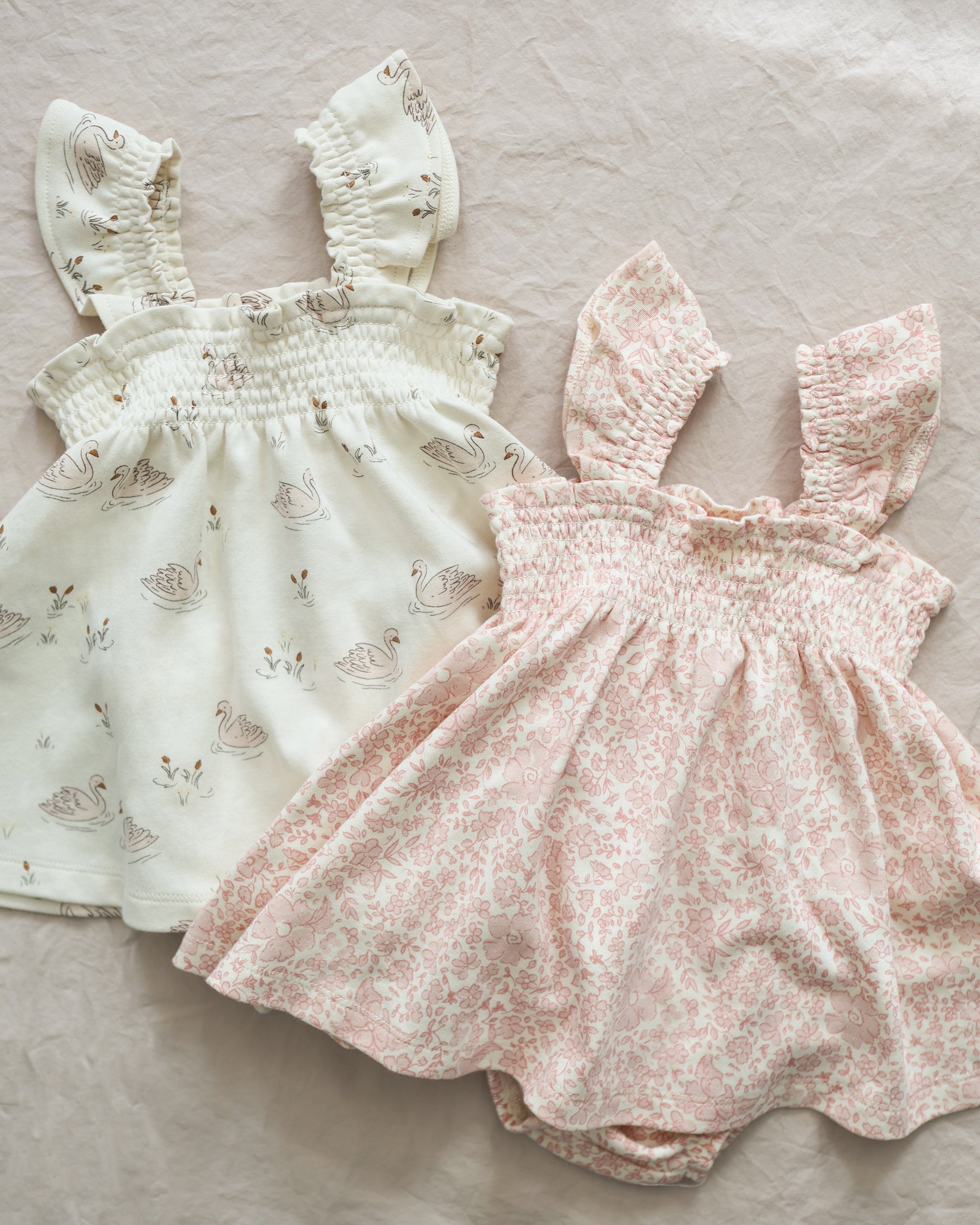  Smocked Jersey Dress || Pink Blossom、mySite、layawaytickets