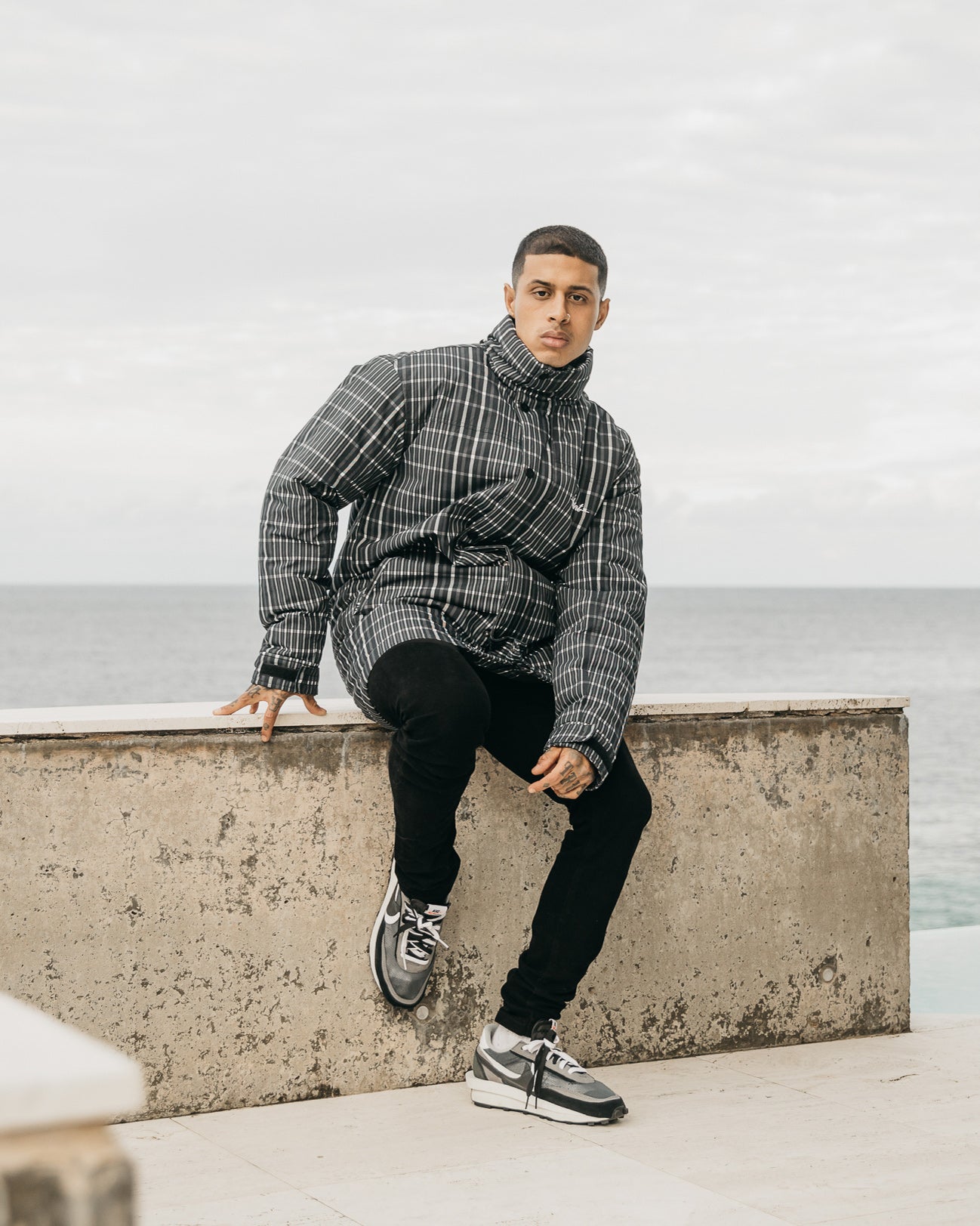 Saint Morta Mercy Merci Plaid Jacket Black、mySite、zt4zffjzw