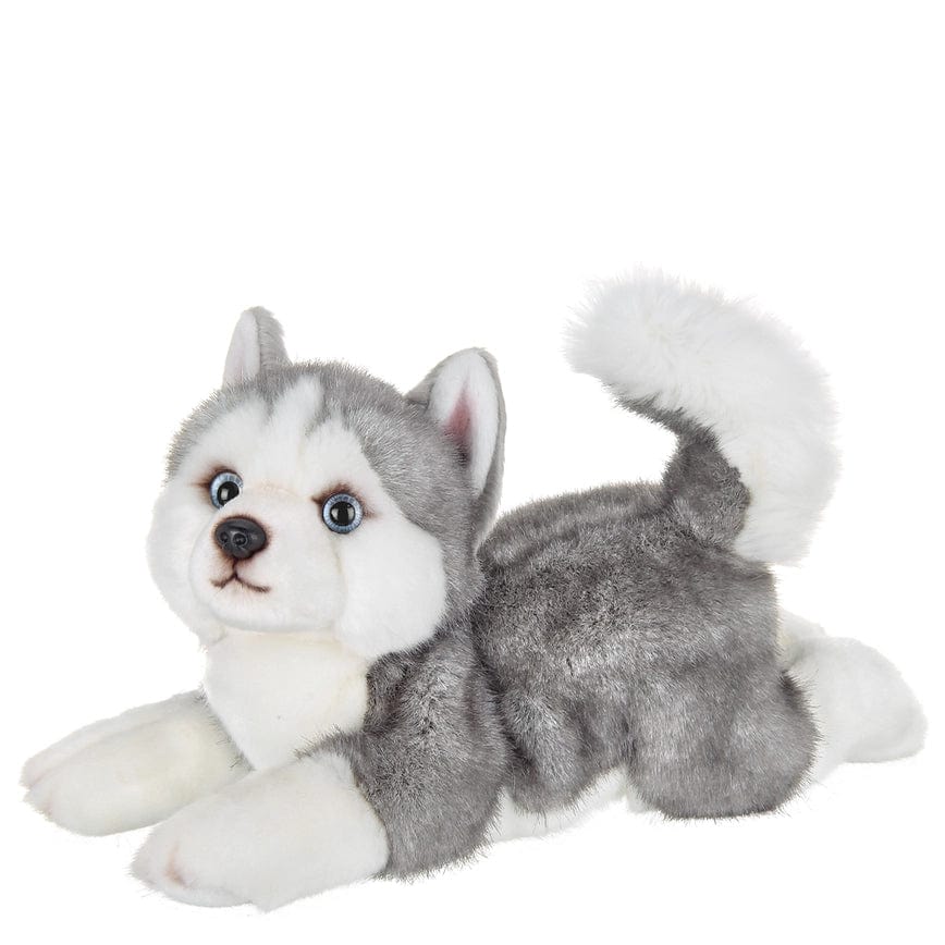 Plush Husky Puppy Dog Floppy Life-like Toy、mySite、g9winljtr