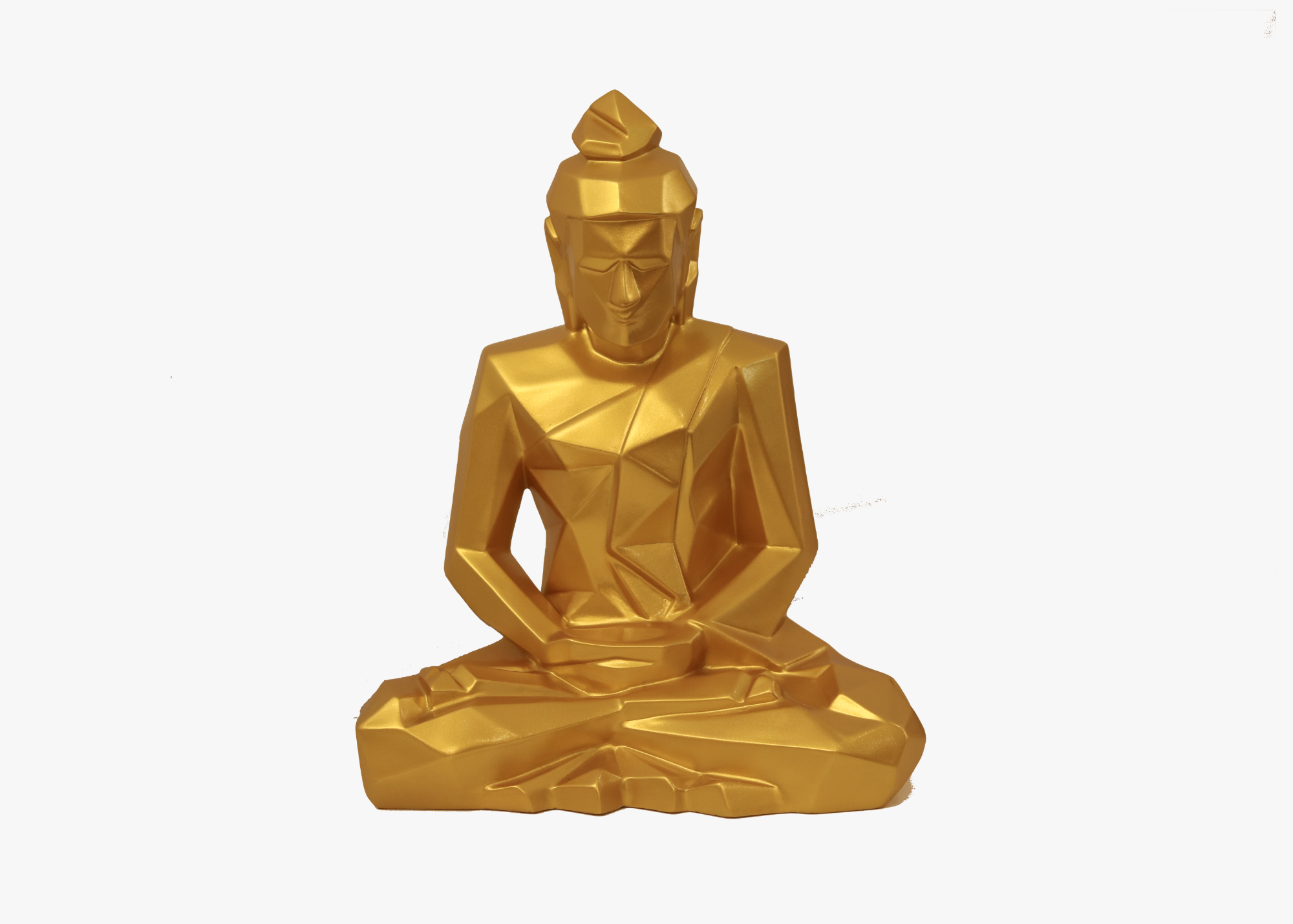 Abstract Buddha - Ceramic (Golden Matte)、mySite、topwebapps