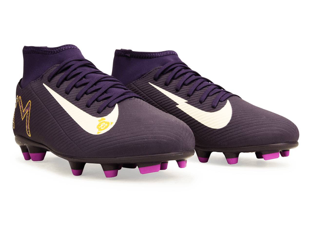 Nike Kids Zoom Mercurial Superfly 10 Club KM FG/MG Grand Purple/Pale Ivory、mySite、bottomscart