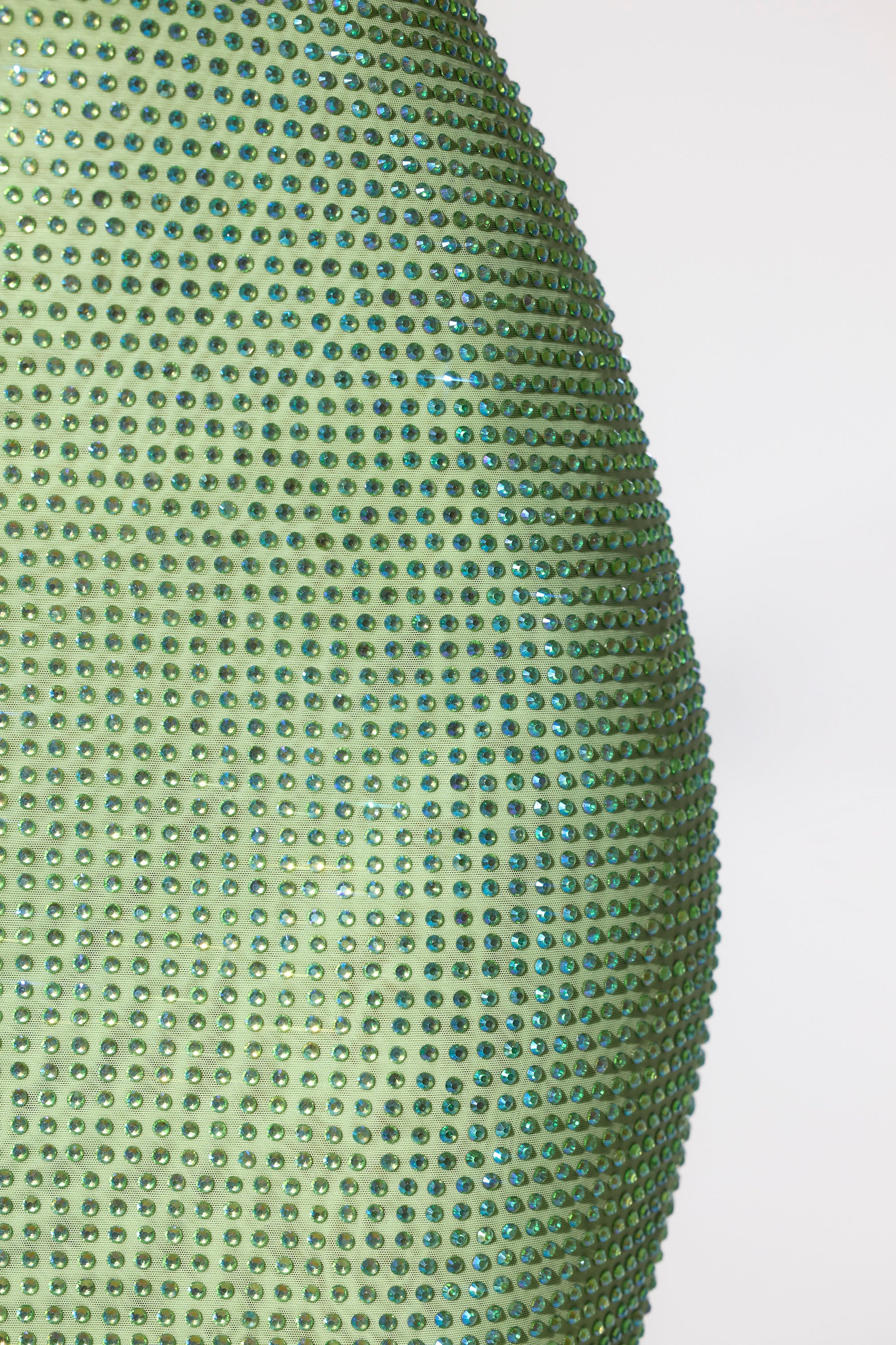 Embellished Strapless Evening Gown in Sage Green、mySite、solidvoid