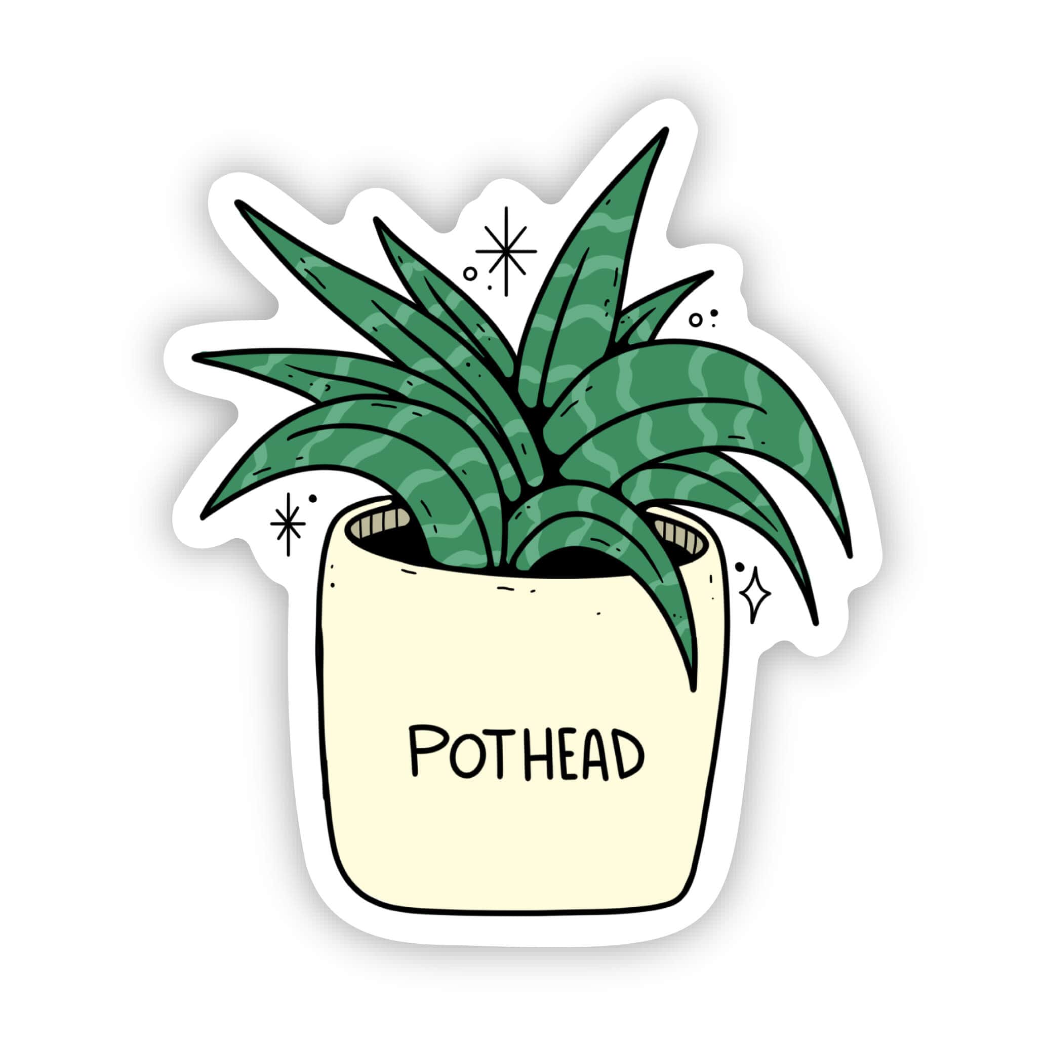  Pothead Plant Sticker、mySite、elrpsem3k