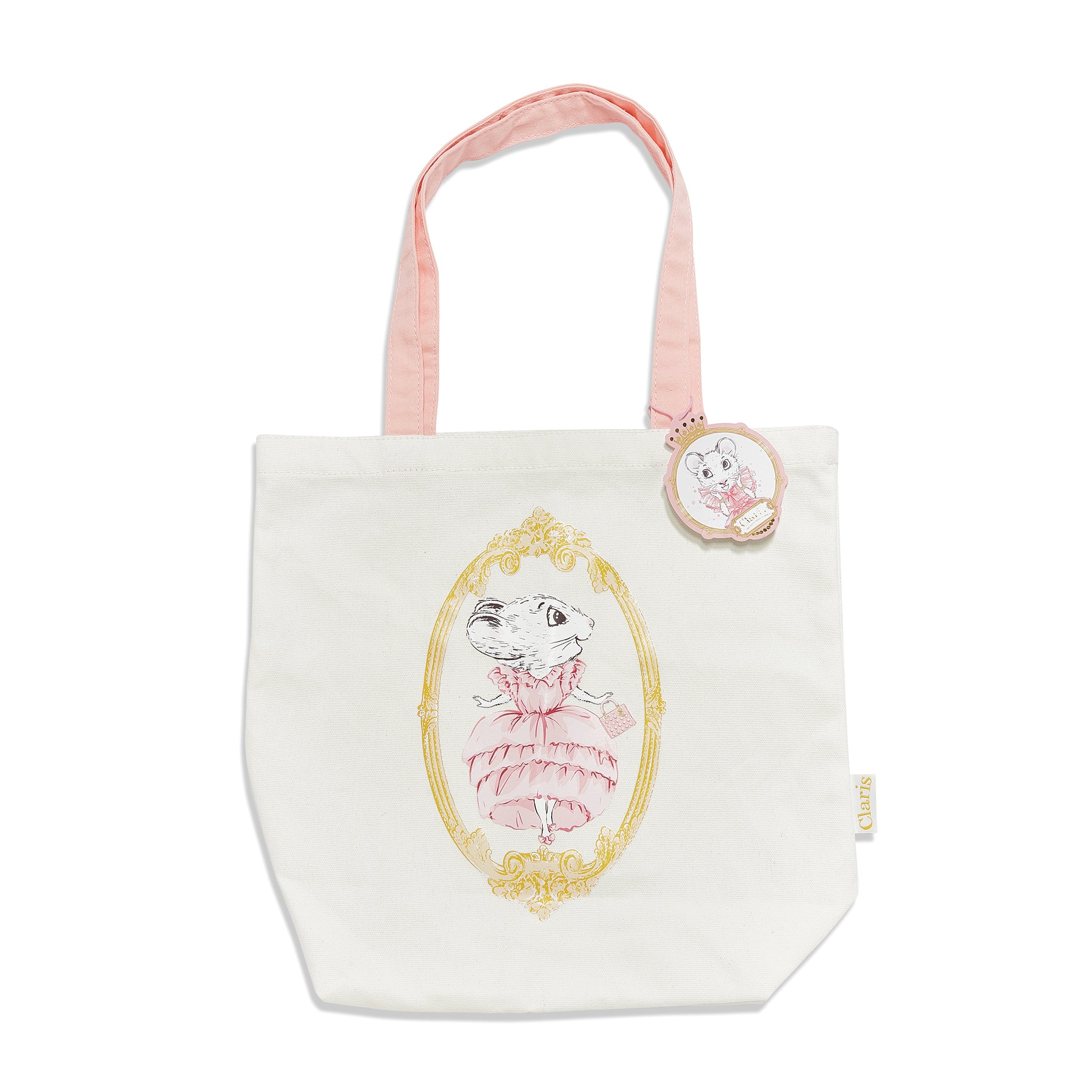 Claris The Mouse - Canvas Book Bag、mySite、g9winljtr