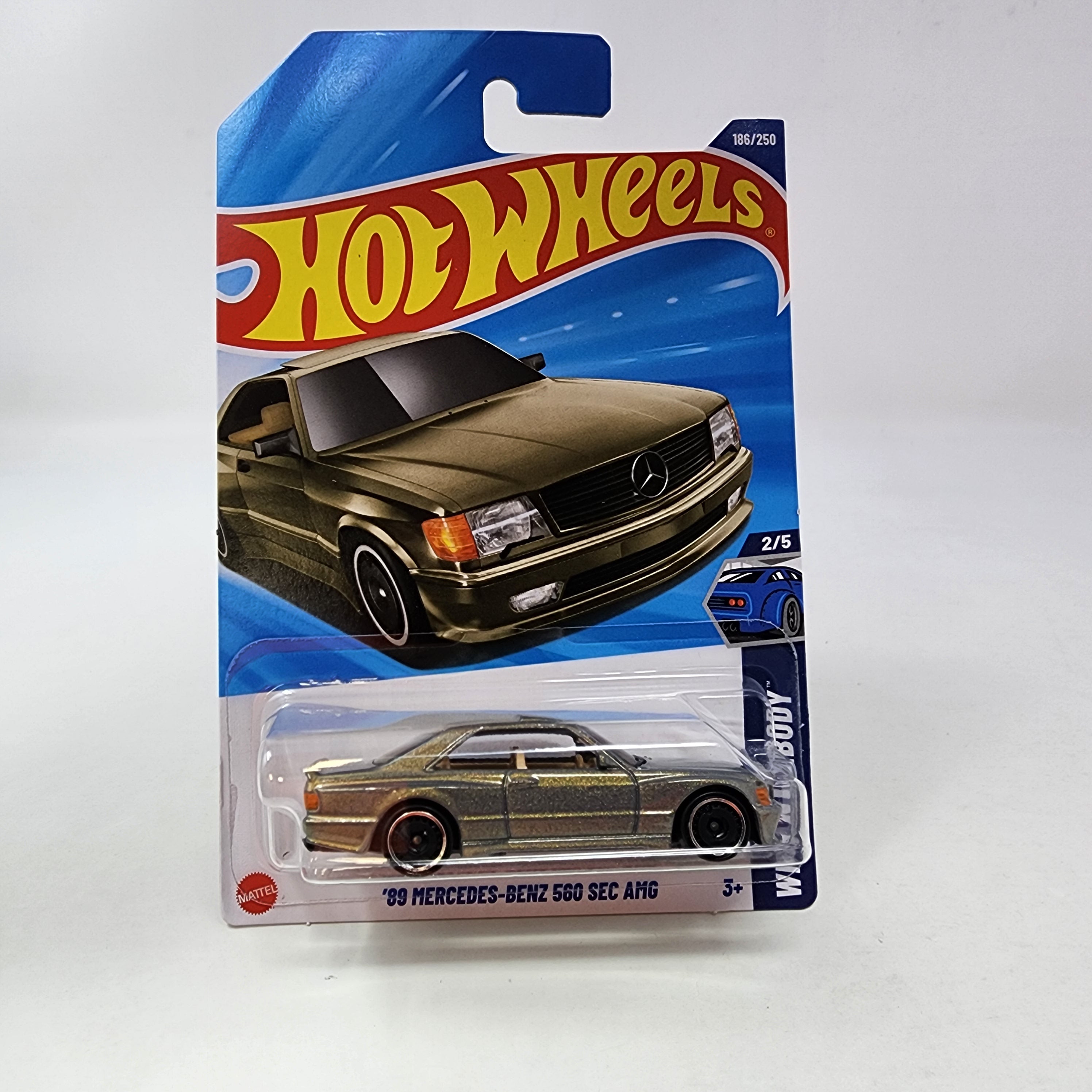 '89 Mercedes-Benz 560 SEC AMG #186 * 2025 Hot Wheels NEW! K Case、mySite、hgirdovlk
