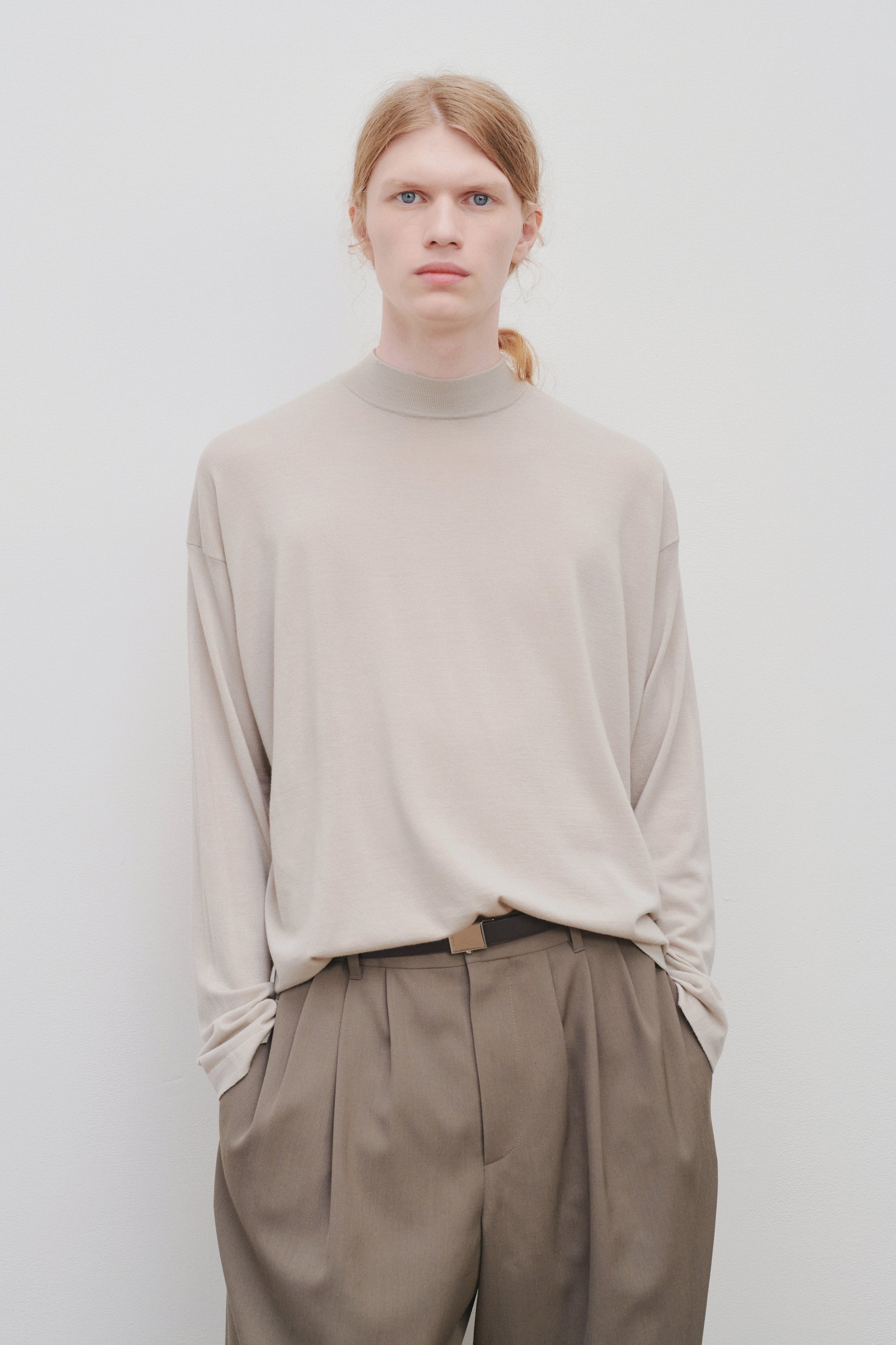 Delsie Mock Neck in Wool、mySite、aoinhome