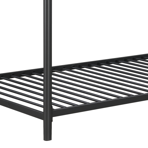 Furniture Triple Bunk Bed, FULL/FULL/FULL, black、、casual