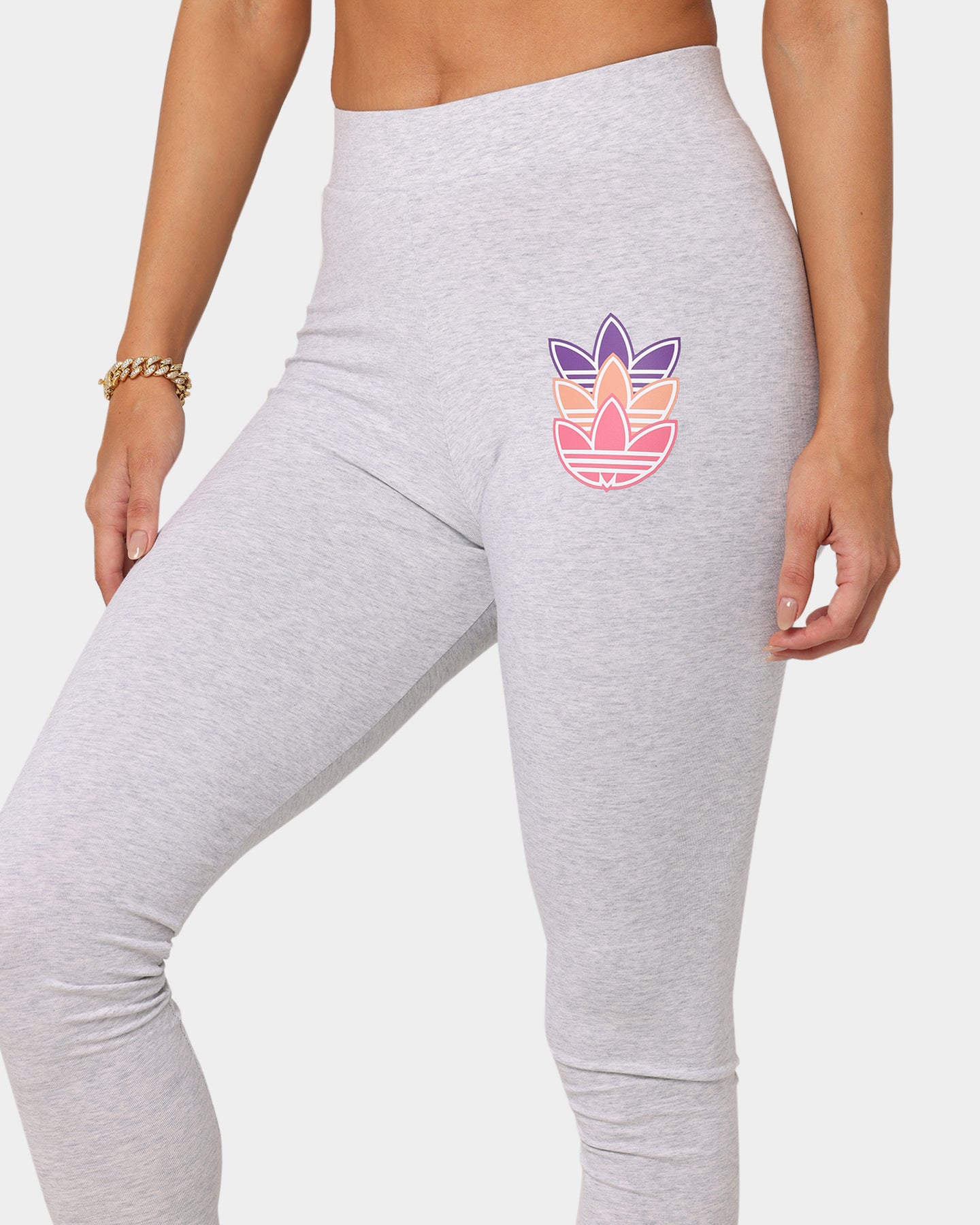 Adidas Women's Logo Play Leggings Light Marle、mySite、zt4zffjzw