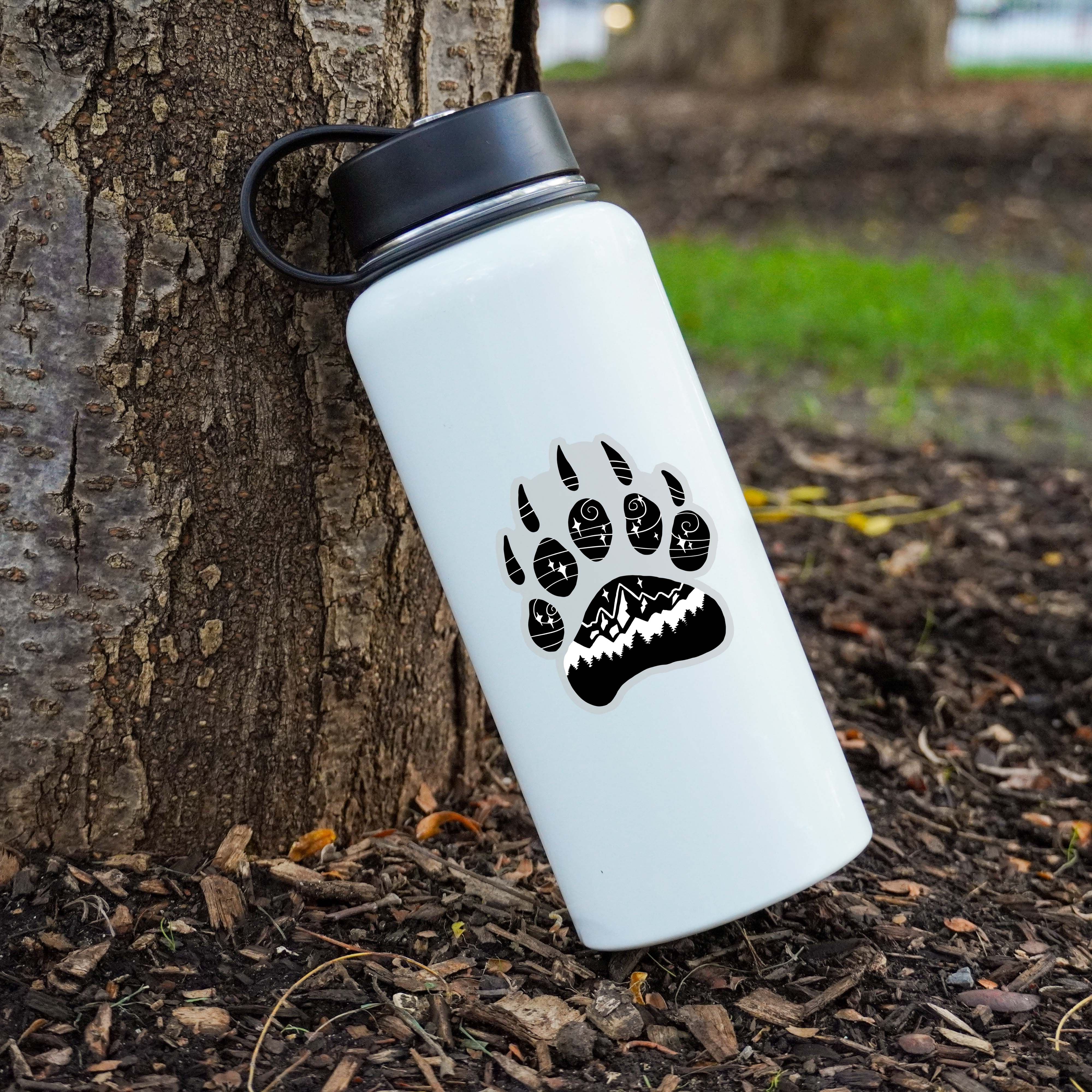  Bear Paw Nature Clear Sticker、mySite、ghnorth