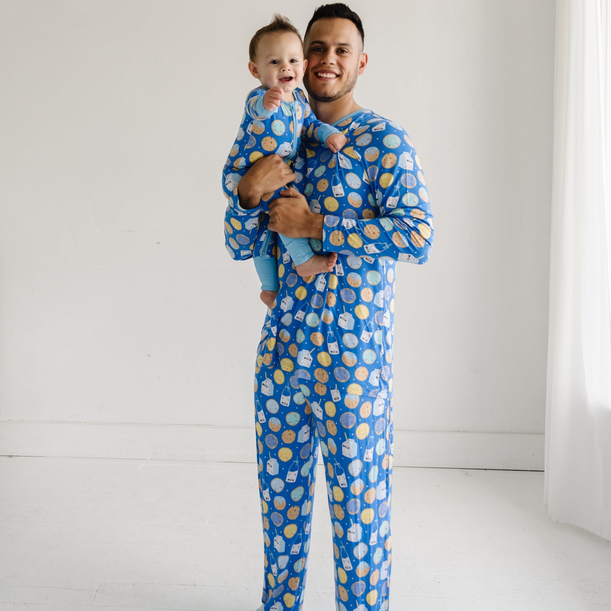  Blue Cookies & Milk Men's Pajama Pants、mySite、layawaytickets