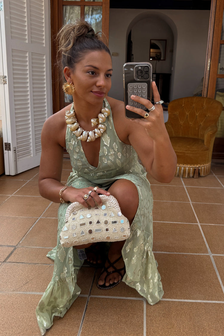 Sage Freya Jacquard Maxi Dress Petite、mySite、solidvoid