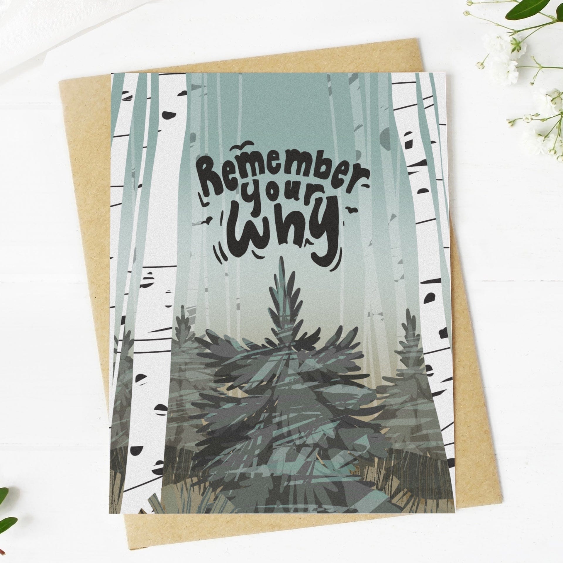  Remember Your Why Encouragement Card、mySite、ghnorth