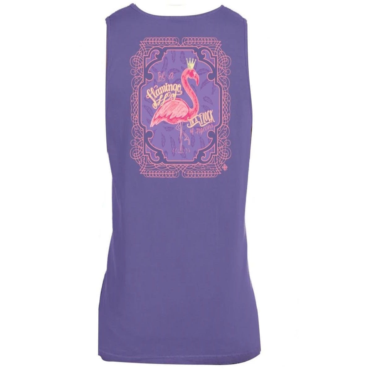 Purple-Be a Flamingo in a Flock of Pigeons, Jane Marie Tank--cute ladies! *、mySite、g9winljtr