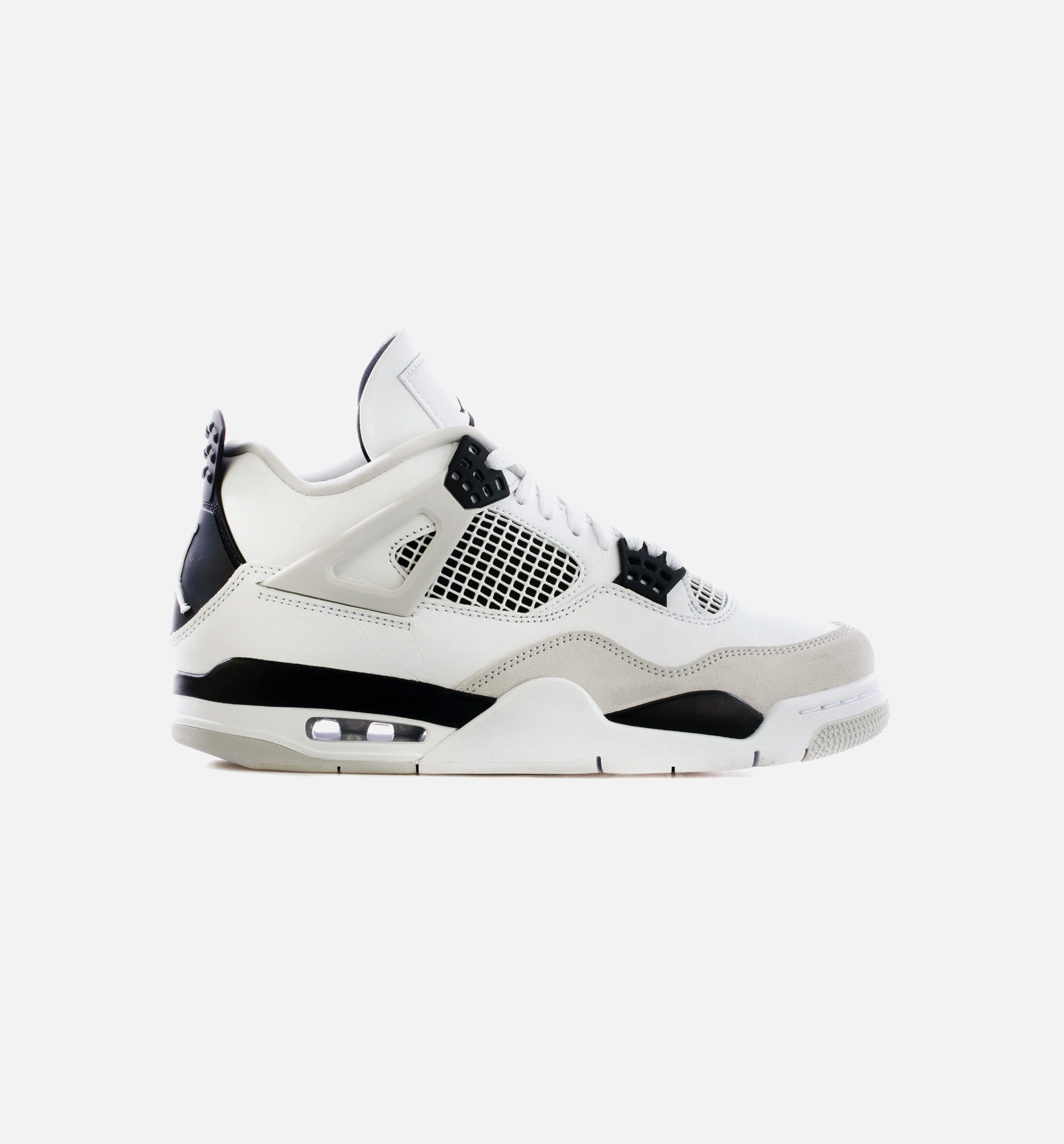 Air Jordan 4 Retro Military Black Mens Lifestyle Shoes - White/Black Limit One Per Customer、mySite、dreamappss