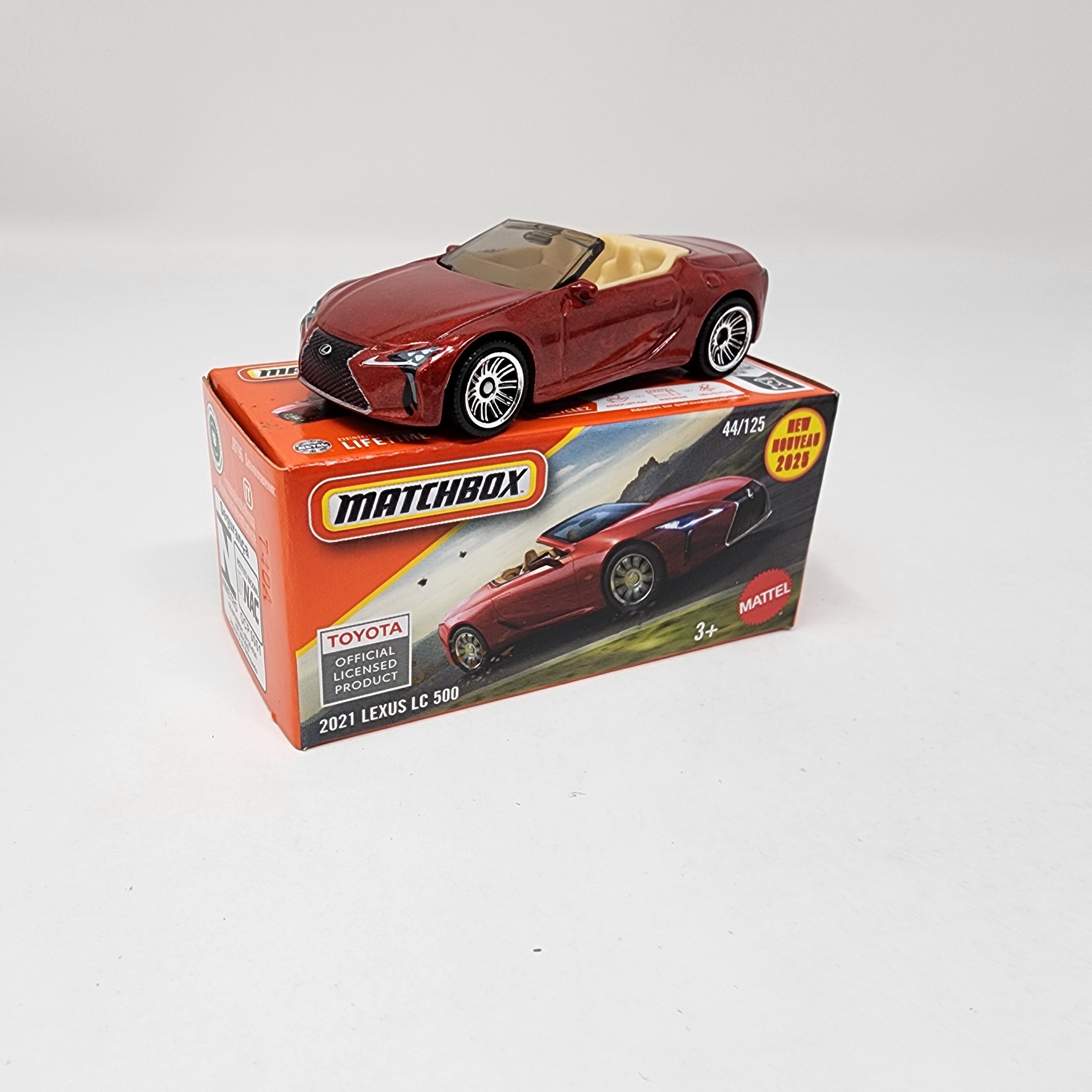 2021 Lexus LC 500 #44 * 2025 Matchbox Power Grabs Case B、mySite、hgirdovlk
