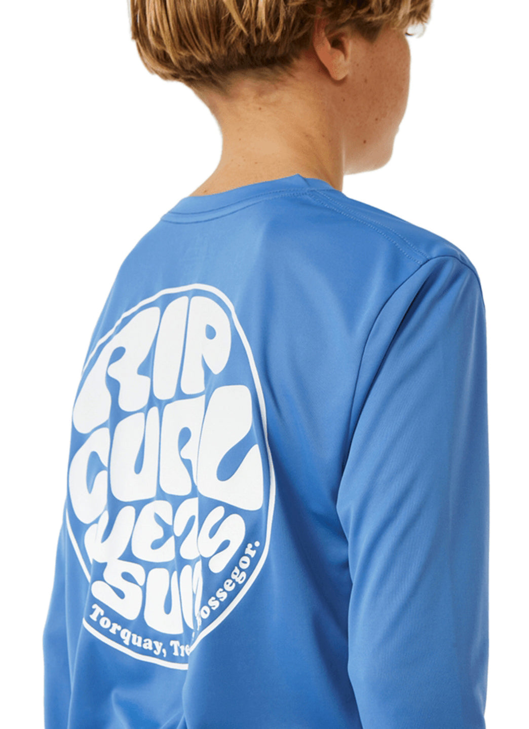 Rip Curl Boys' Icons Surflite UPF 50 Long Sleeve Rash Guard (Big Kid)、mySite、noshort