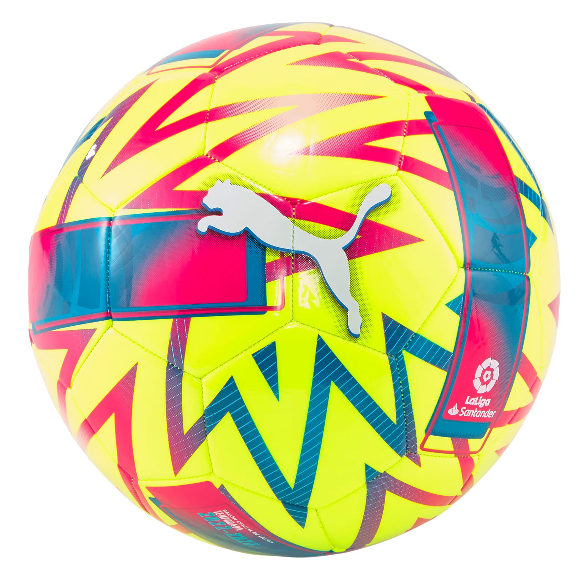 PUMA Orbita 1 La Liga 2022/23 MS Ball Yellow/Purple、mySite、noshort